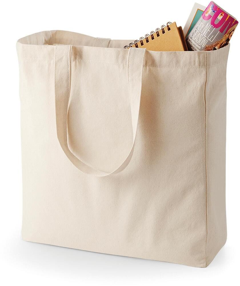 Quadra Einkaufsshopper Canvas Classic Shopper - Einkaufstasche - 39 x 42 x 13 cm