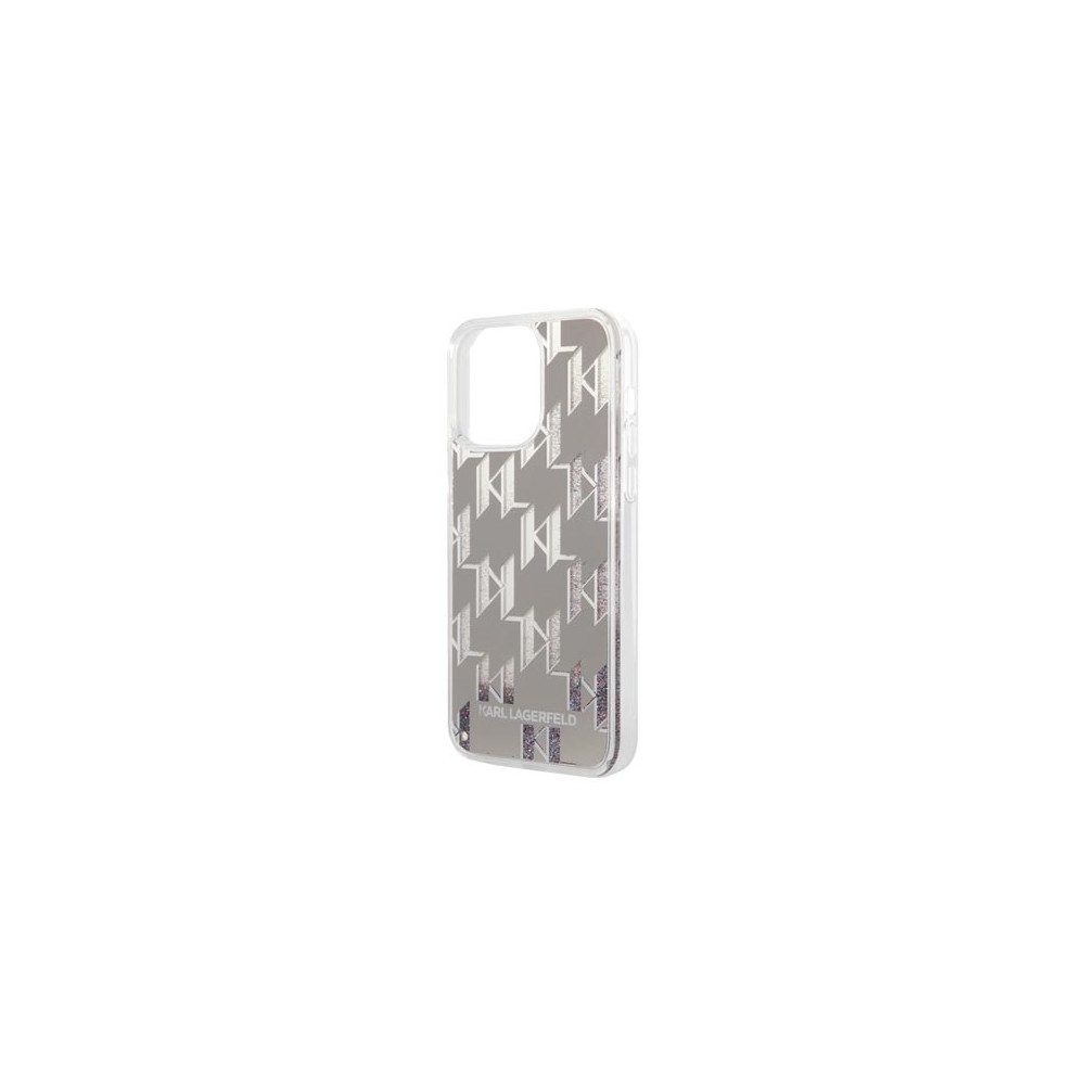 KARL LAGERFELD Handytasche KLHCP14XLMNMS Liquid Glitter Monogram für iPhone 14 Pro Max