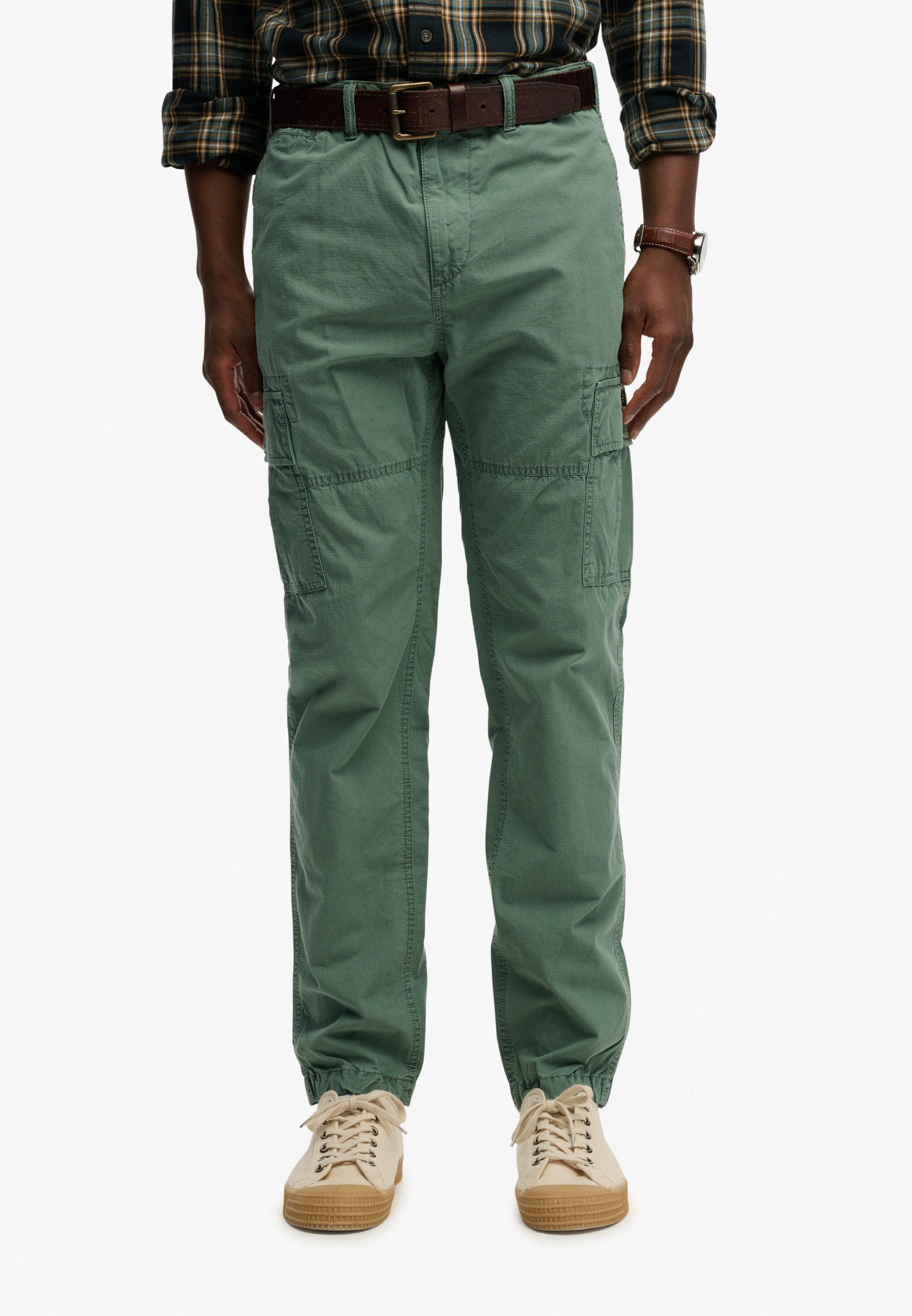 Superdry Cargohose RIPSTOP LIGHT CARGO PANT Regular Fit, knöchellange Schnittform, mit Reißverschluss