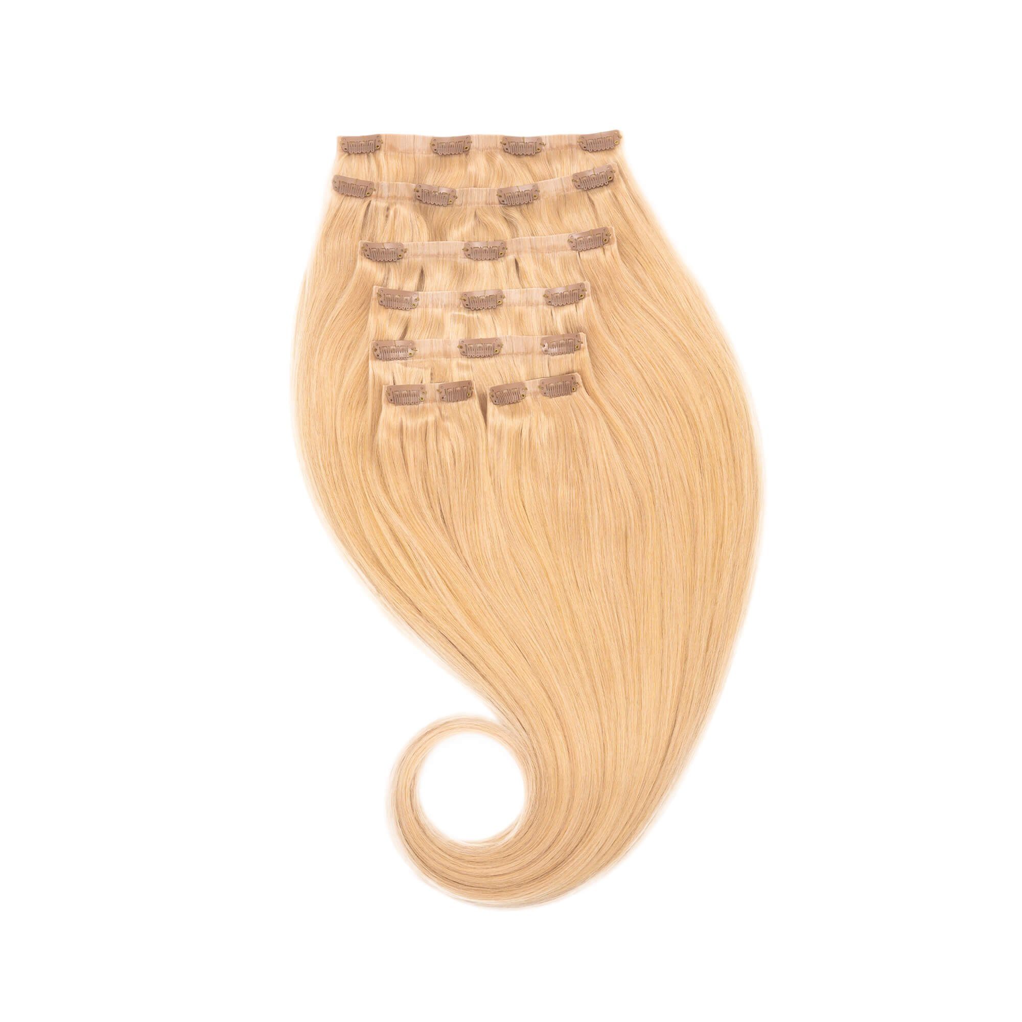 Echthaar-Extension sandblond nahtlos Clip-in-Extensions #17 Extend Global