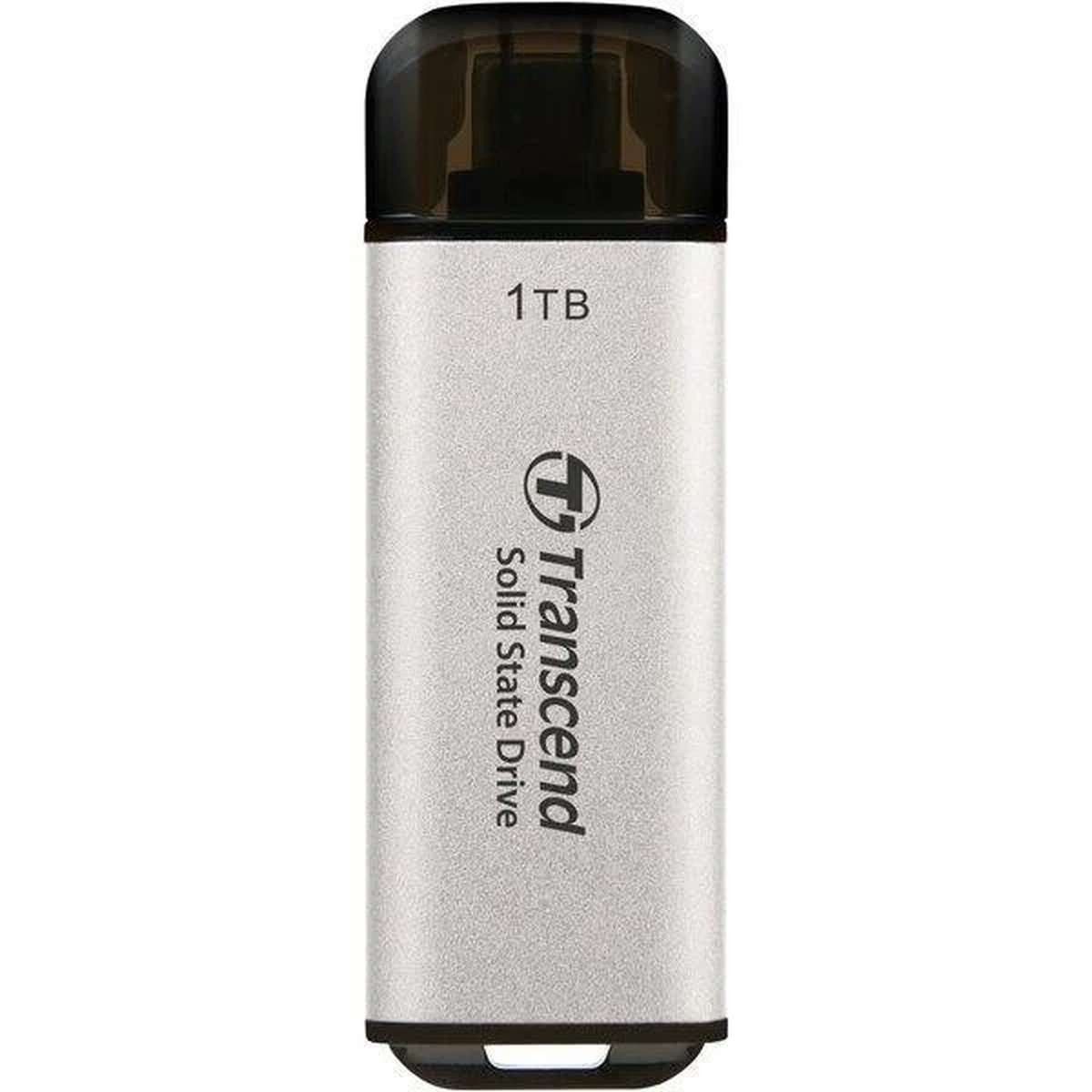 Transcend Transcend ESD300 1 TB USB Typ-C Silber externe HDD-Festplatte