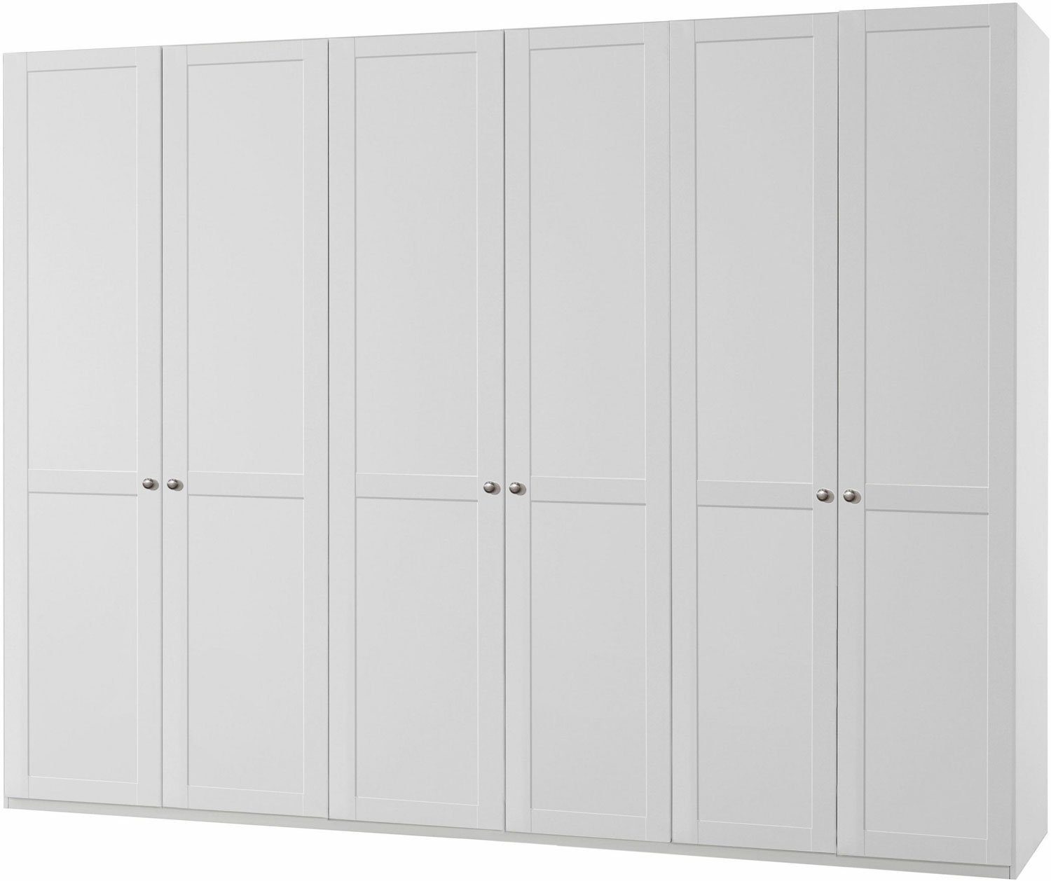 270x58x236cm Wimex weiß Kleiderschrank) (Newport, Newport Kleiderschrank 6-türig