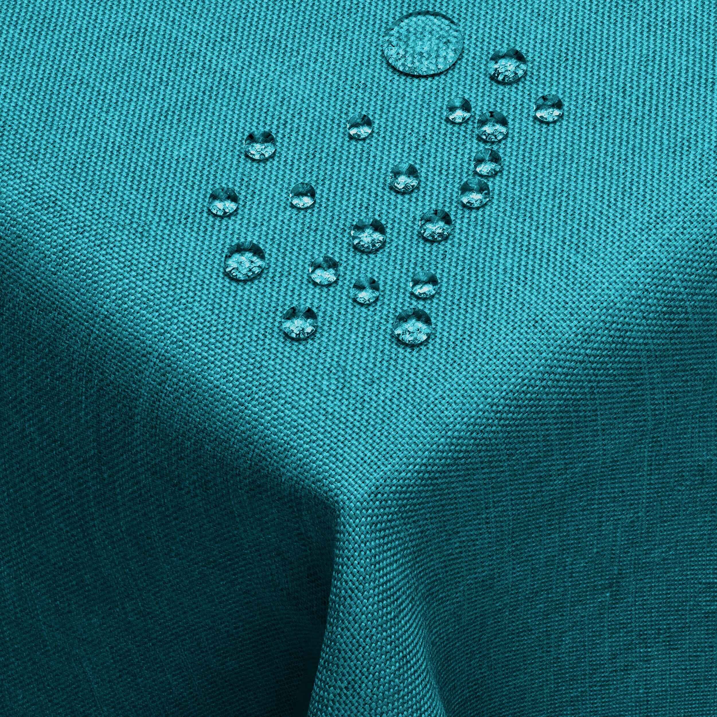 DecoHomeTextil Heimtextilmanufaktur Tischdecke Leinen Optik Tischdecke Tischtuch Abwaschbar Wasserabweisend