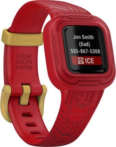 Garmin vivofit jr. Man Rot 3 | (Proprietär) Iron Smartwatch