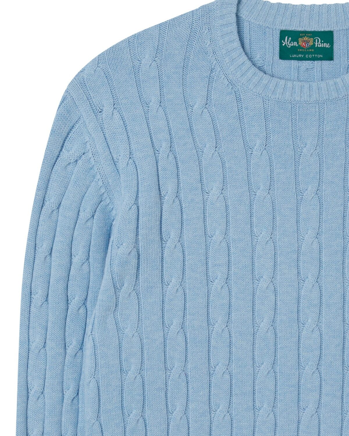 Alan Paine Strickpullover Zopfstrick-Pullover Honley
