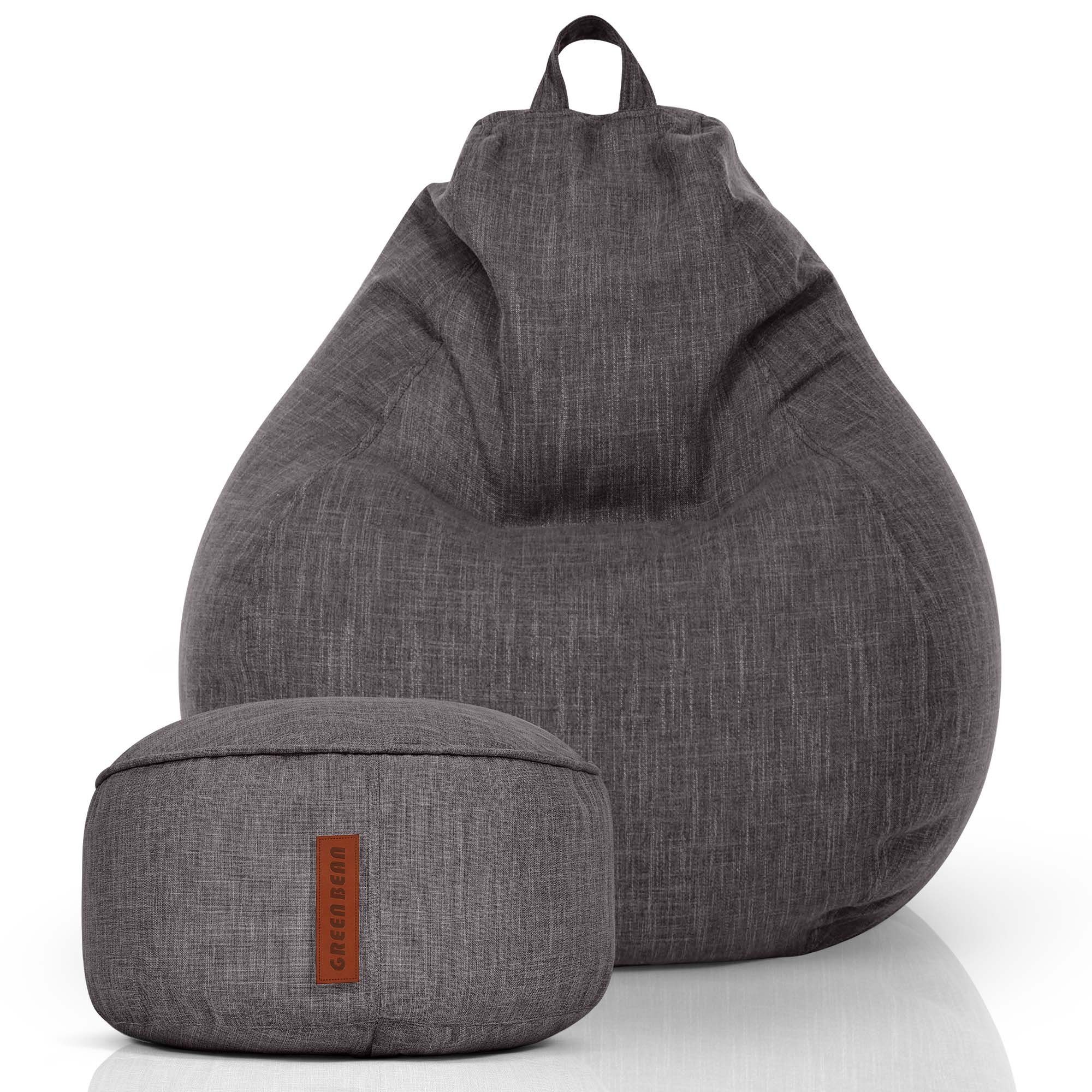 Green Bean Sitzsack Home-Linen (Indoor Riesensitzsack günstig online kaufen