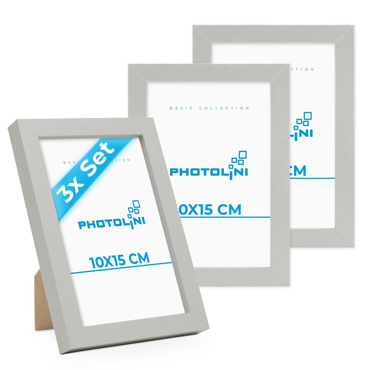 PHOTOLINI Bilderrahmen 3er Set, stabiles MDF-Holz, günstig online kaufen