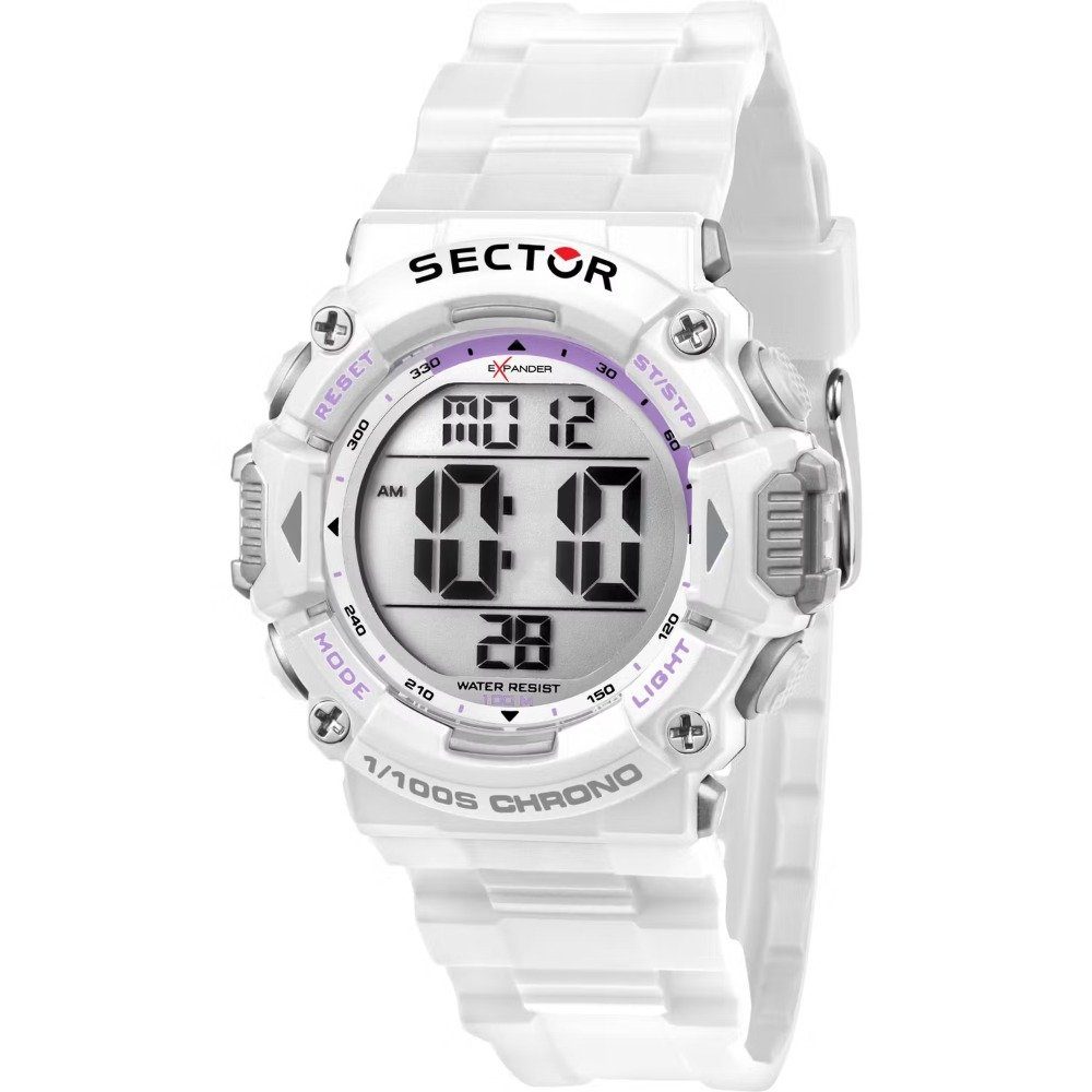 Quarzuhr Sector R3251544004 EX-32 Herrenuhr Digitaluhr 40mm 10ATM Sector R3251544004 EX-32 Herrenuhr Digitaluhr 40mm 10ATM