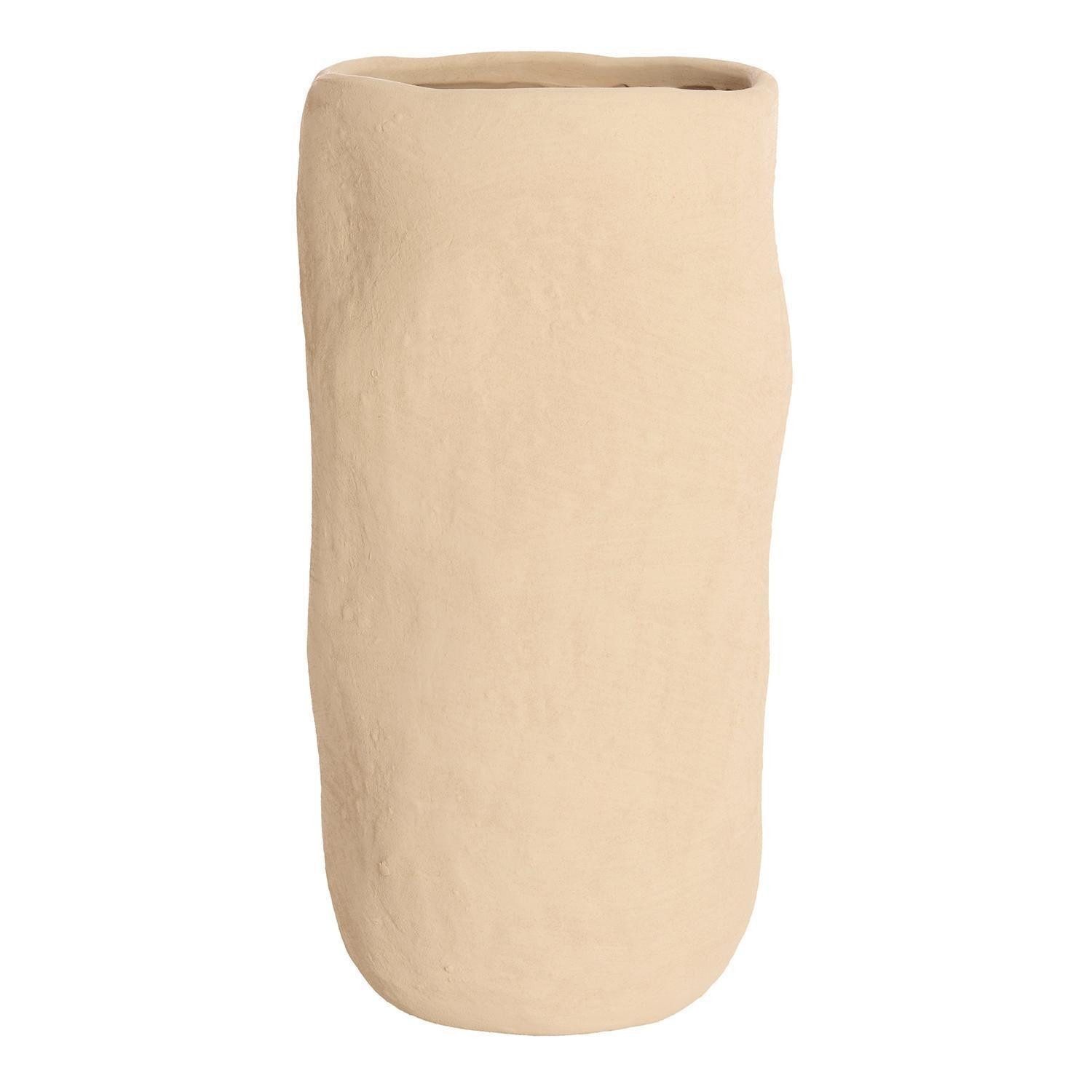 Light & Living Dekovase SERAFINA, Vase, Beige, Keramik, H 49 cm (1 St), besondere Oberflächenstruktur