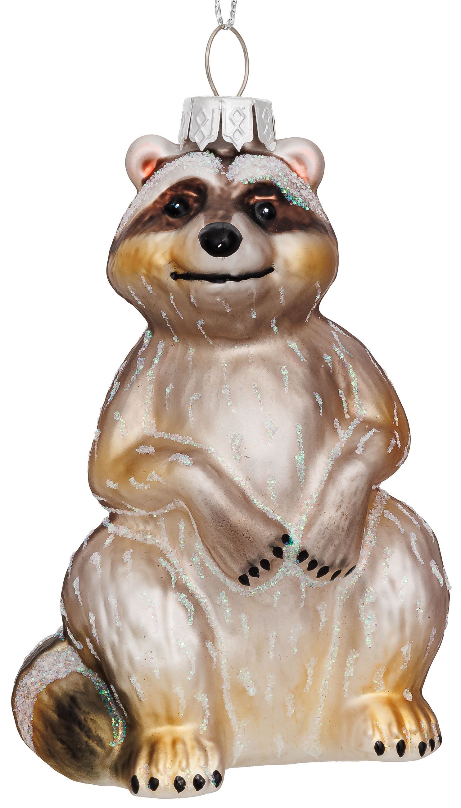 SIKORA Weihnachtsbaumkugel Waschbär Besondere Weihnachtskugel Glas Figur An günstig online kaufen