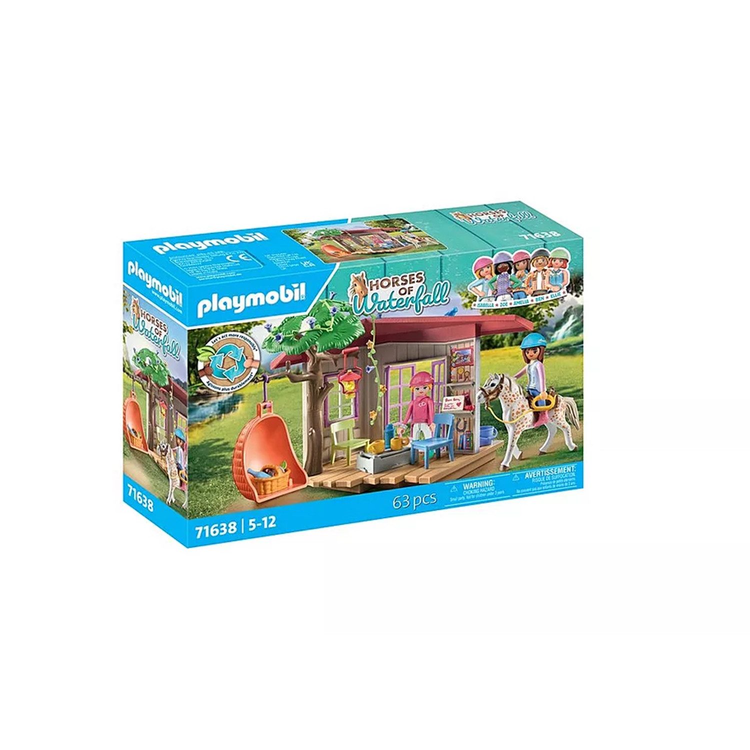 Playmobil® 71638 Geheimes Clubhaus für Pferdefans Konstruktions-Spielset günstig online kaufen