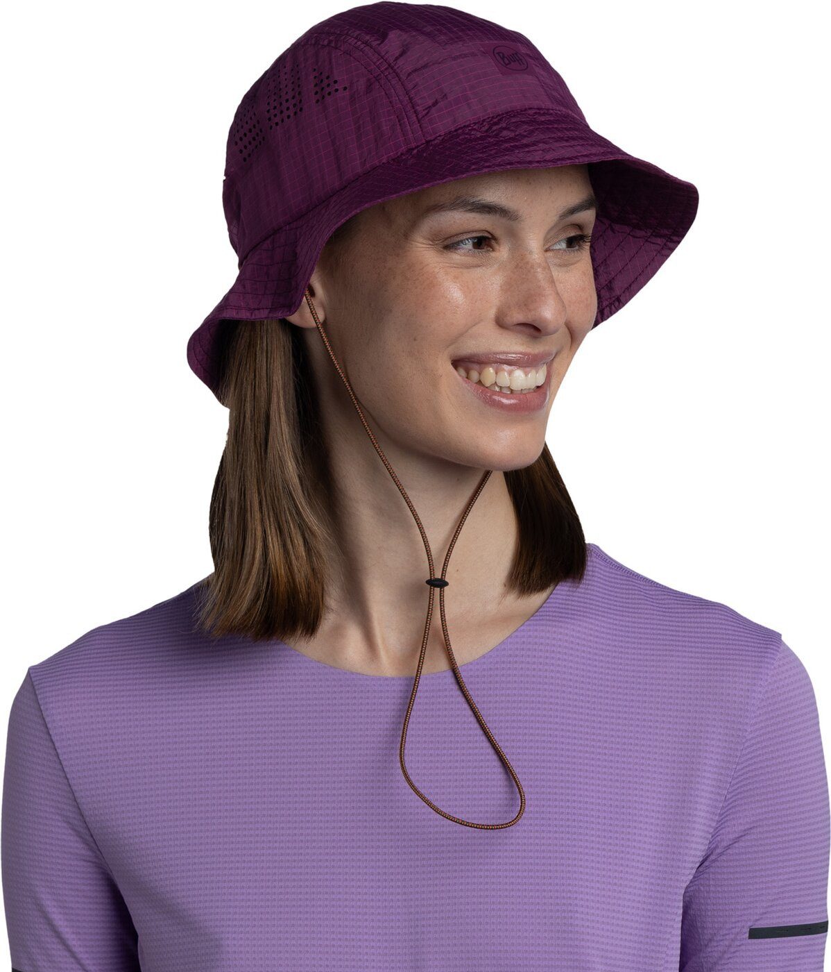 Buff Baseball Cap Go Bucket Hat SOLID PURPLISH