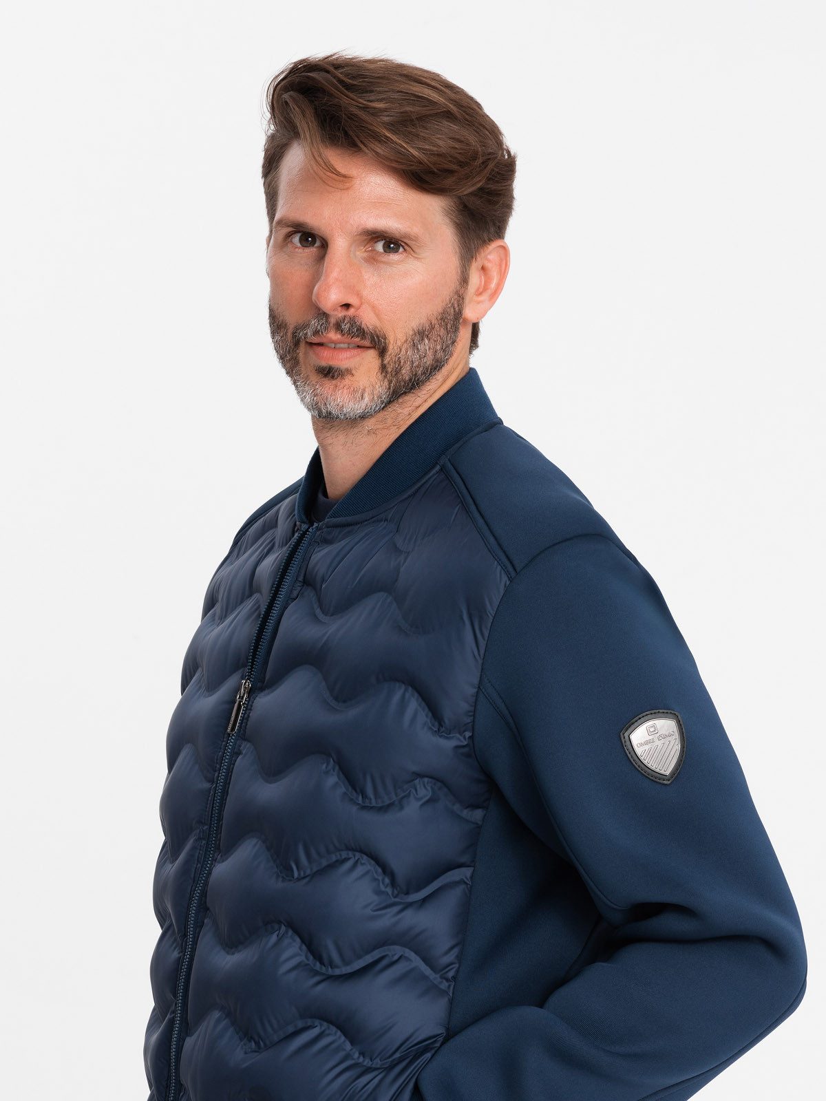 OMBRE Bomberjacke Gesteppte Bomberjacke für Männer
