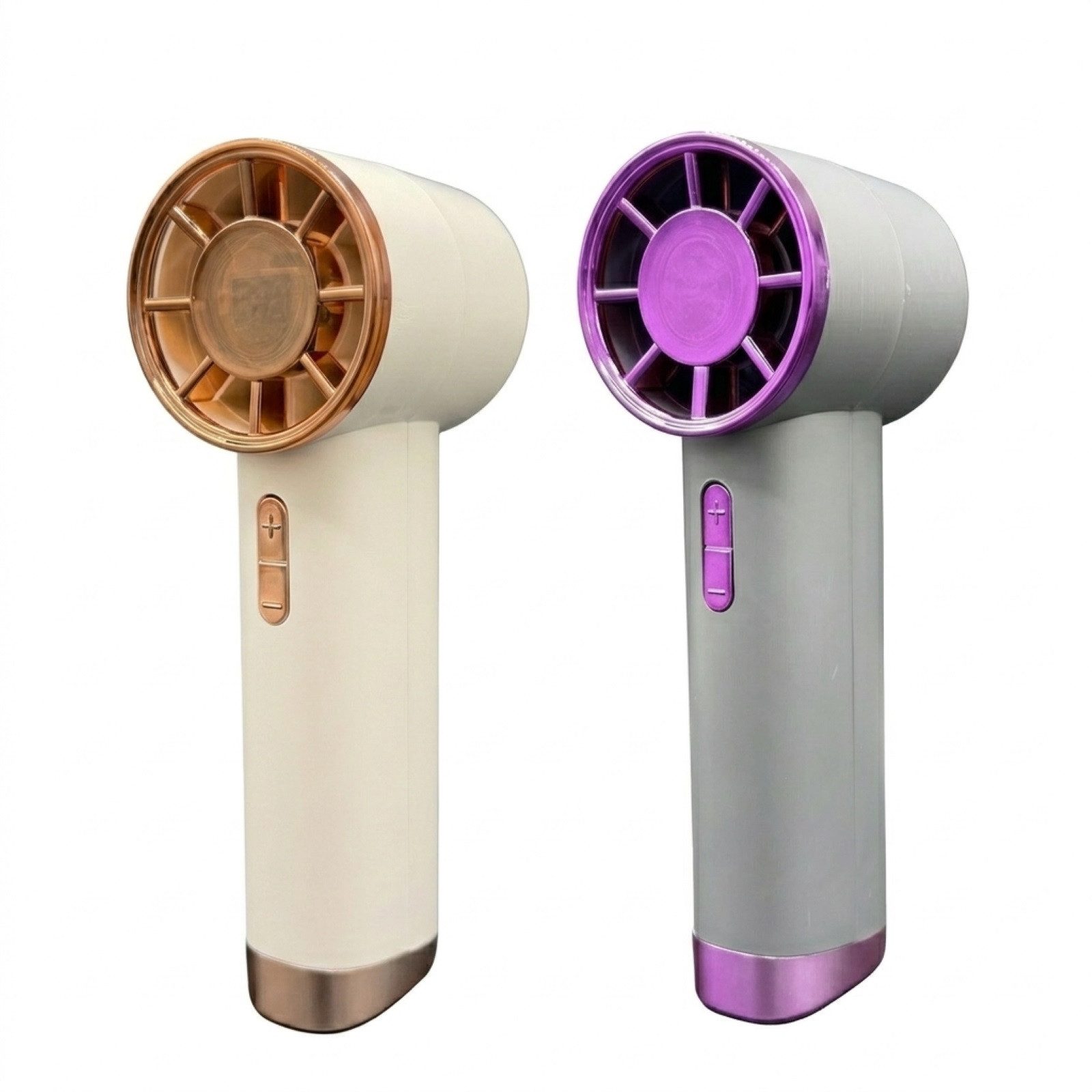 HAC24 Handventilator 2er Set Mini Reiseventilator Akku USB-C Ventilator, mit stufenloser Geschwindigkeitsregelung