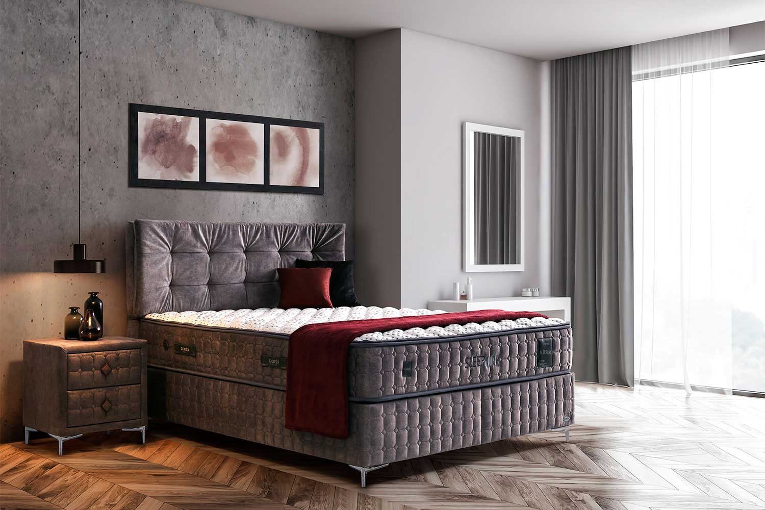 Pointhome Boxspringbett Set, Sleepure, Schlafzimmerbett, Matratze günstig online kaufen
