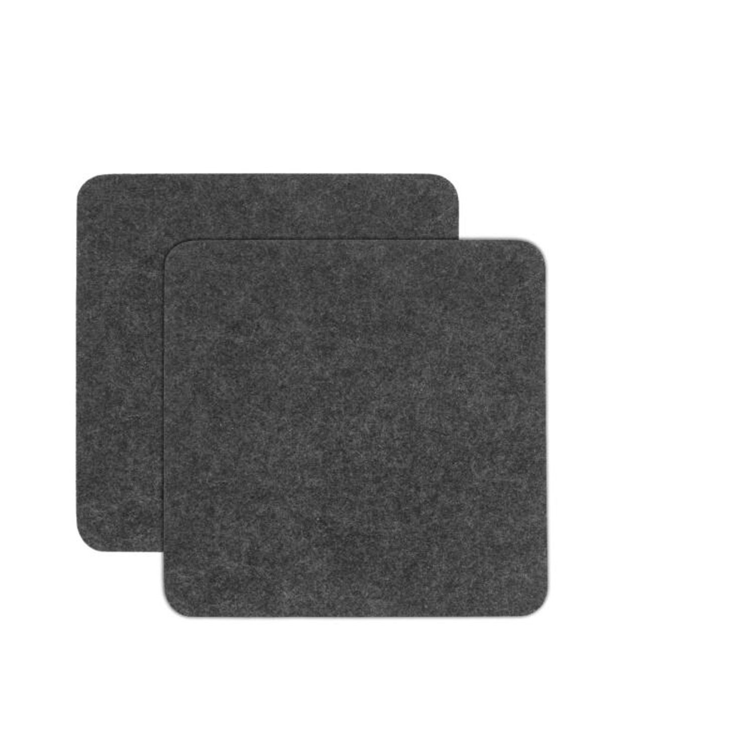 BURI Topfuntersetzer Filzuntersetzer 2er-Set anthrazit Topfuntersetzer Pfannenuntersetzer