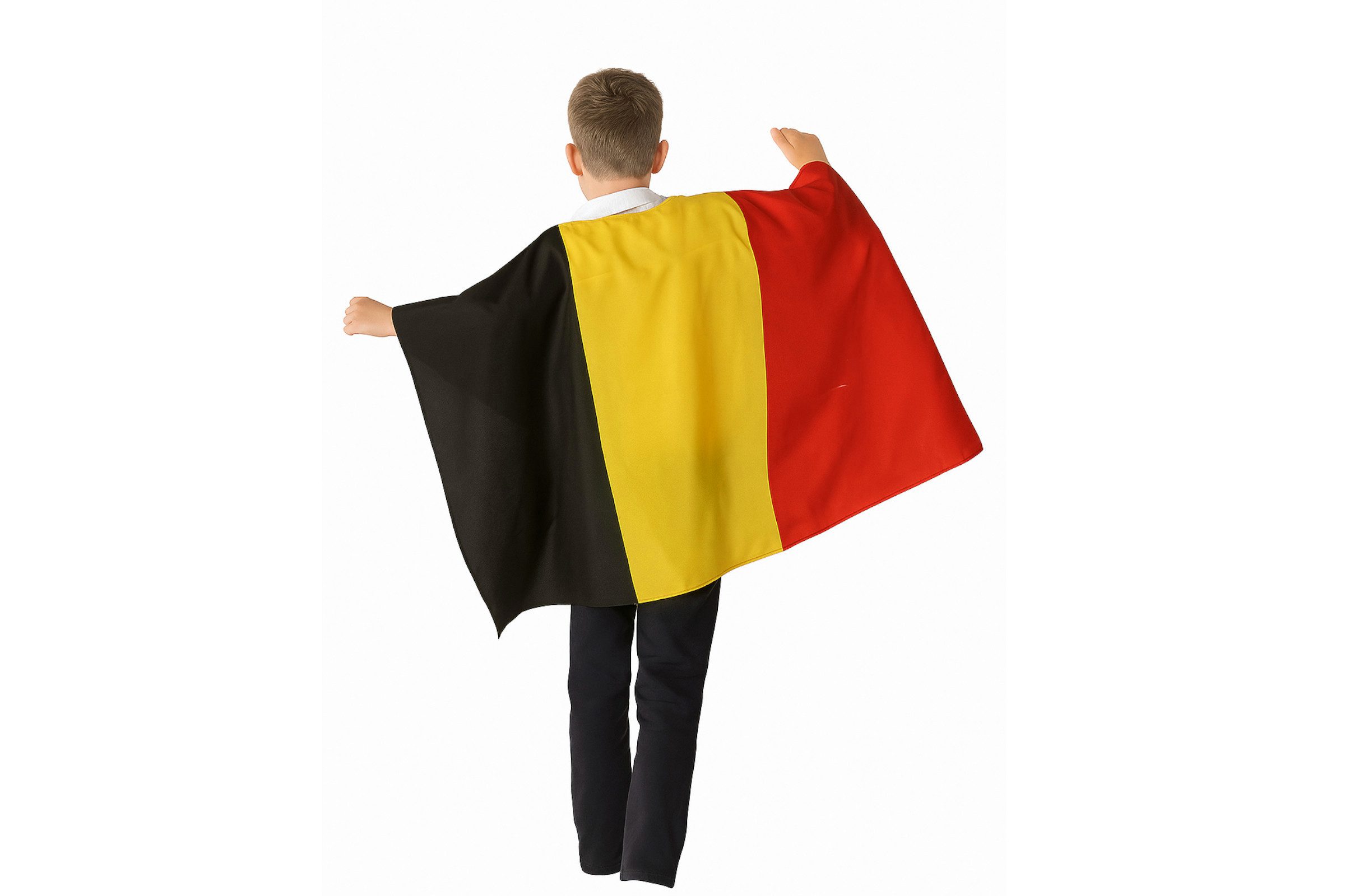 Weit & Breit Handelsgesellschaft mbH Poncho Fanponcho Nationen Fan-Cape 150 x 90 cm