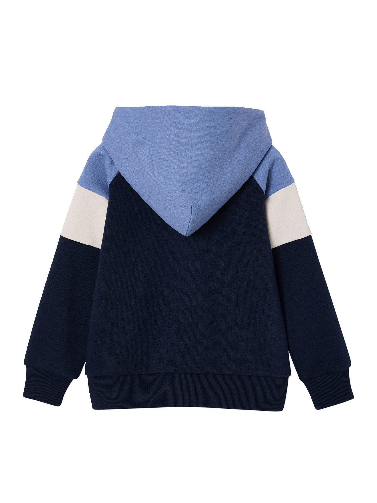 vertbaudet Fleecepullover Kapuzensweatjacke Jungen im Colorblock-Look – Bild 2 von 5