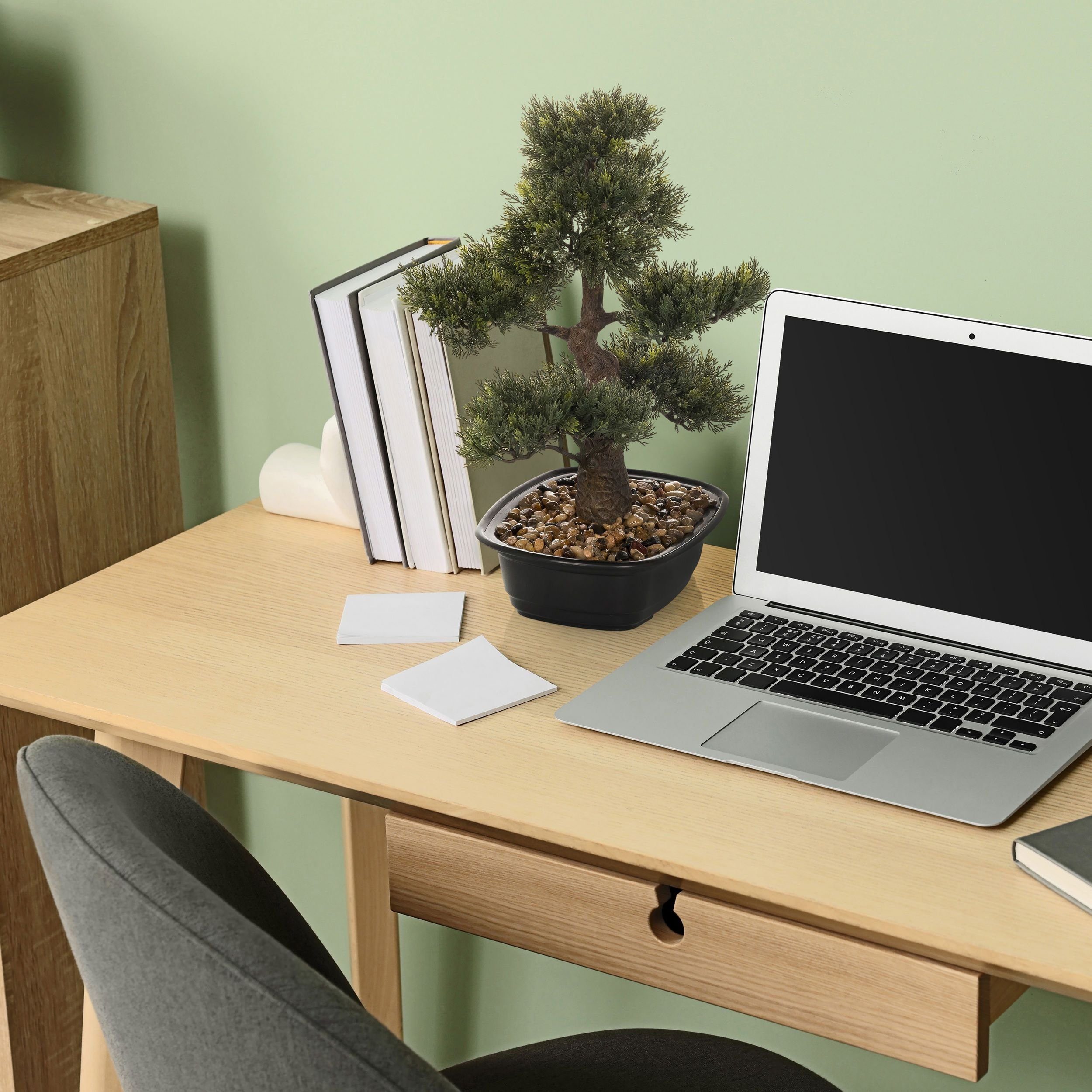 Künstliche Zimmerpflanze Deko Pflanzen, bümö, Höhe 44 cm, Kunstpflanze: Bonsai / Bonsaibaum für innen- und außen