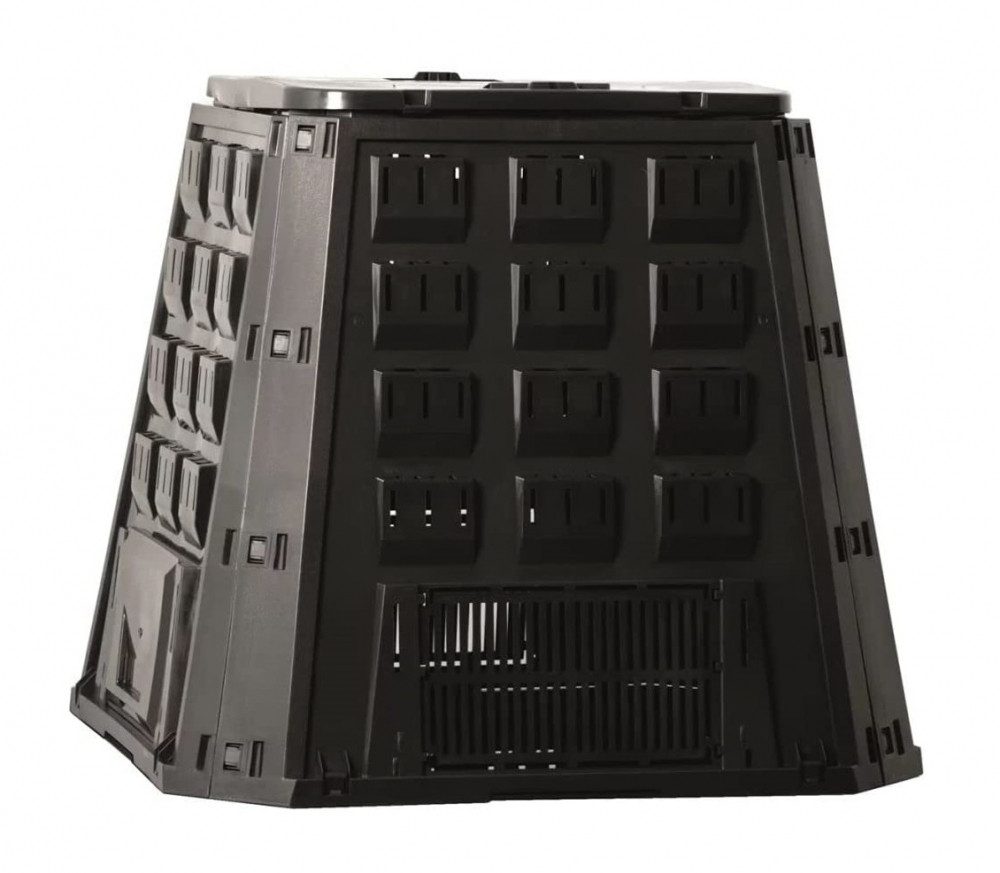Nature Komposter NATURE Thermo-Kompostsilo - PP, 400 l, schwarz, faltbar - H80 x 88,5 x