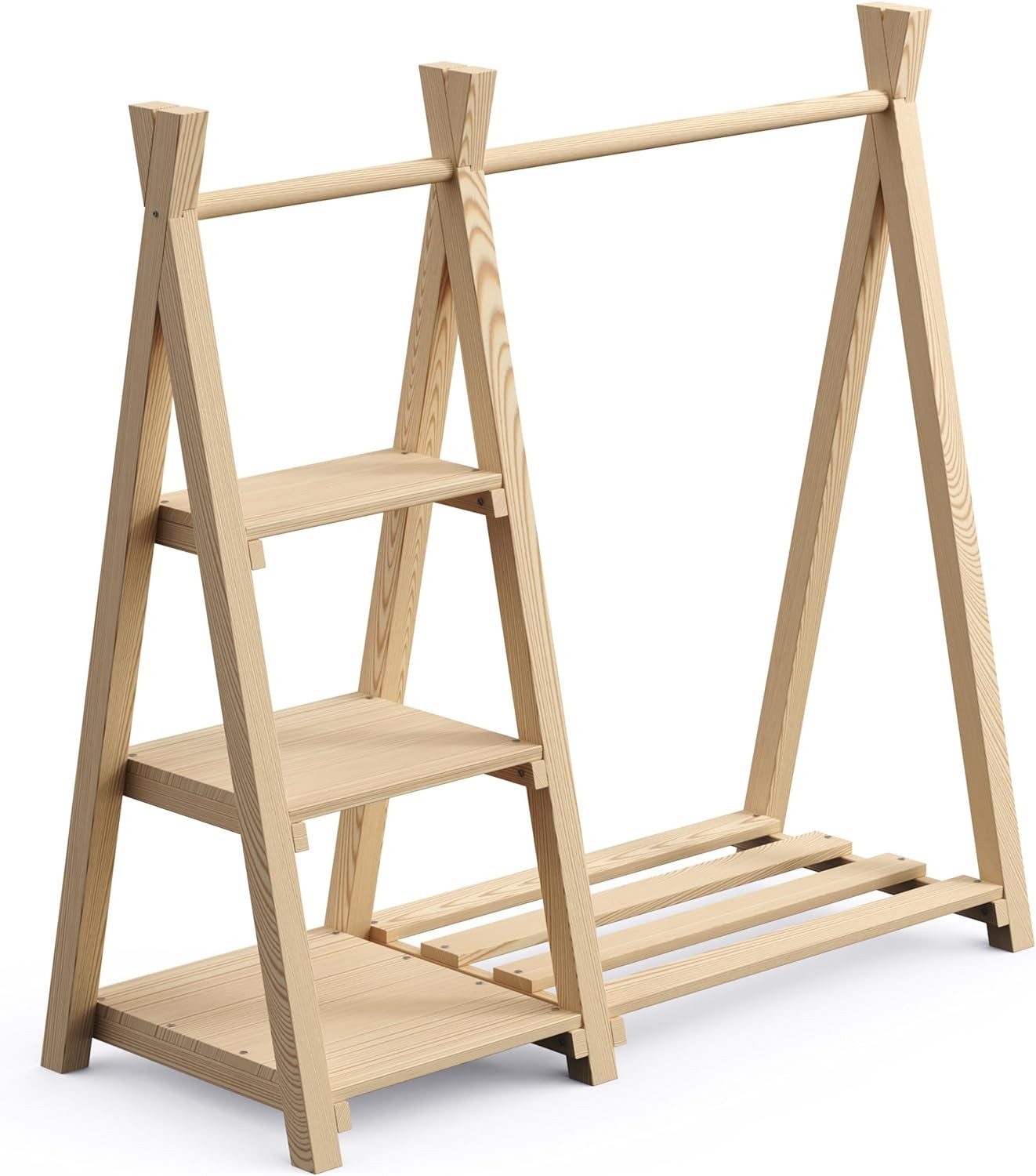 Bellabino Kleiderstange Ryck (Kindergarderobe inkl. 3 günstig online kaufen