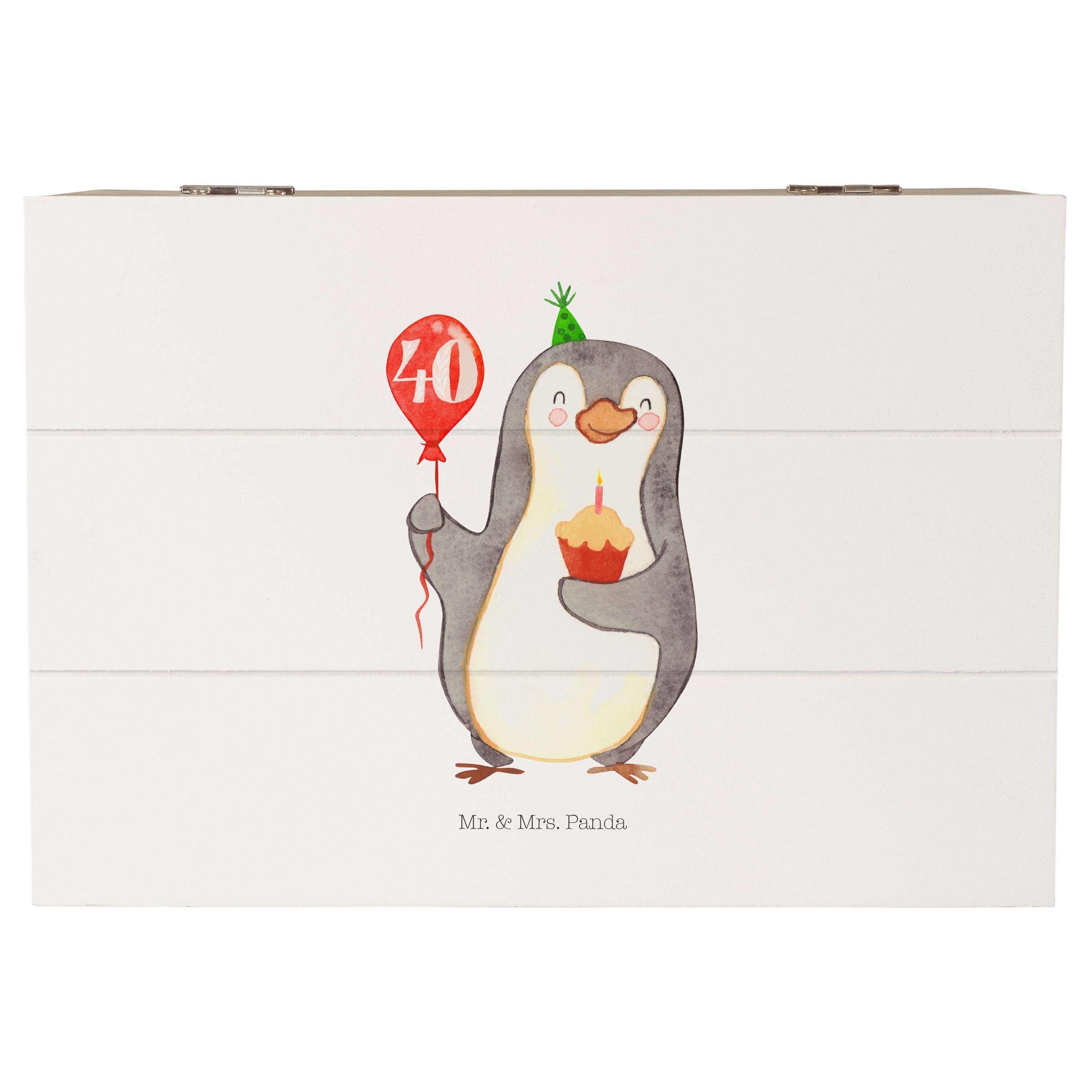 Mr. & Mrs. Panda Brotdose Mit Pinguin-Motiv – Lunchbox Für Kinder & Erwachsene, Spülmaschinenfest