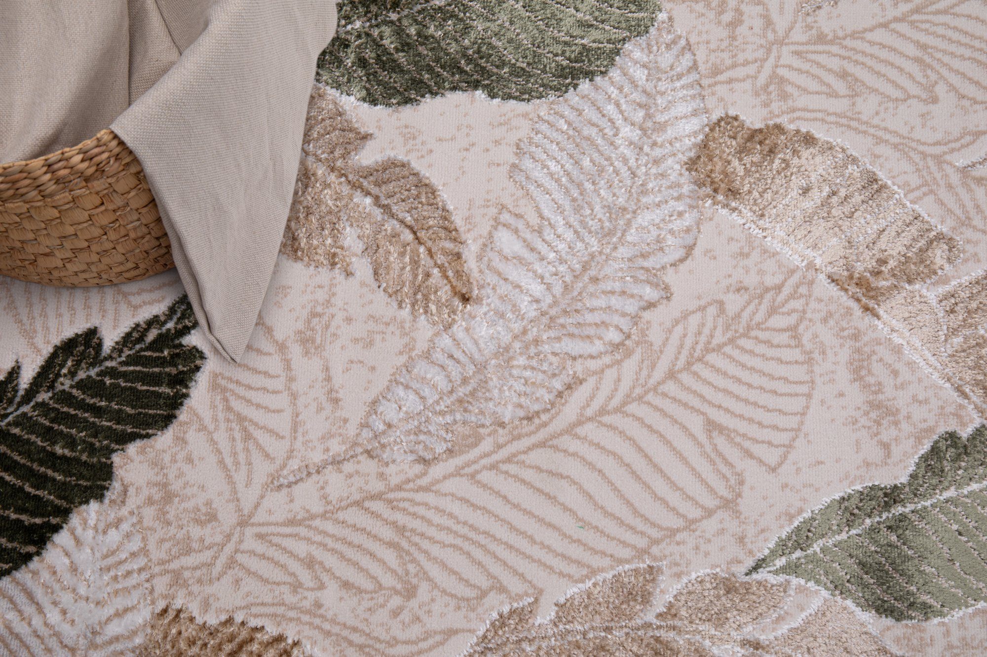 Tapiso Designteppich CRYSTAL, rechteckig, Höhe: 8 mm, Kurzflor mit Schimmereffekt, Wohnzimmer Schlafzimmer Esszimmer