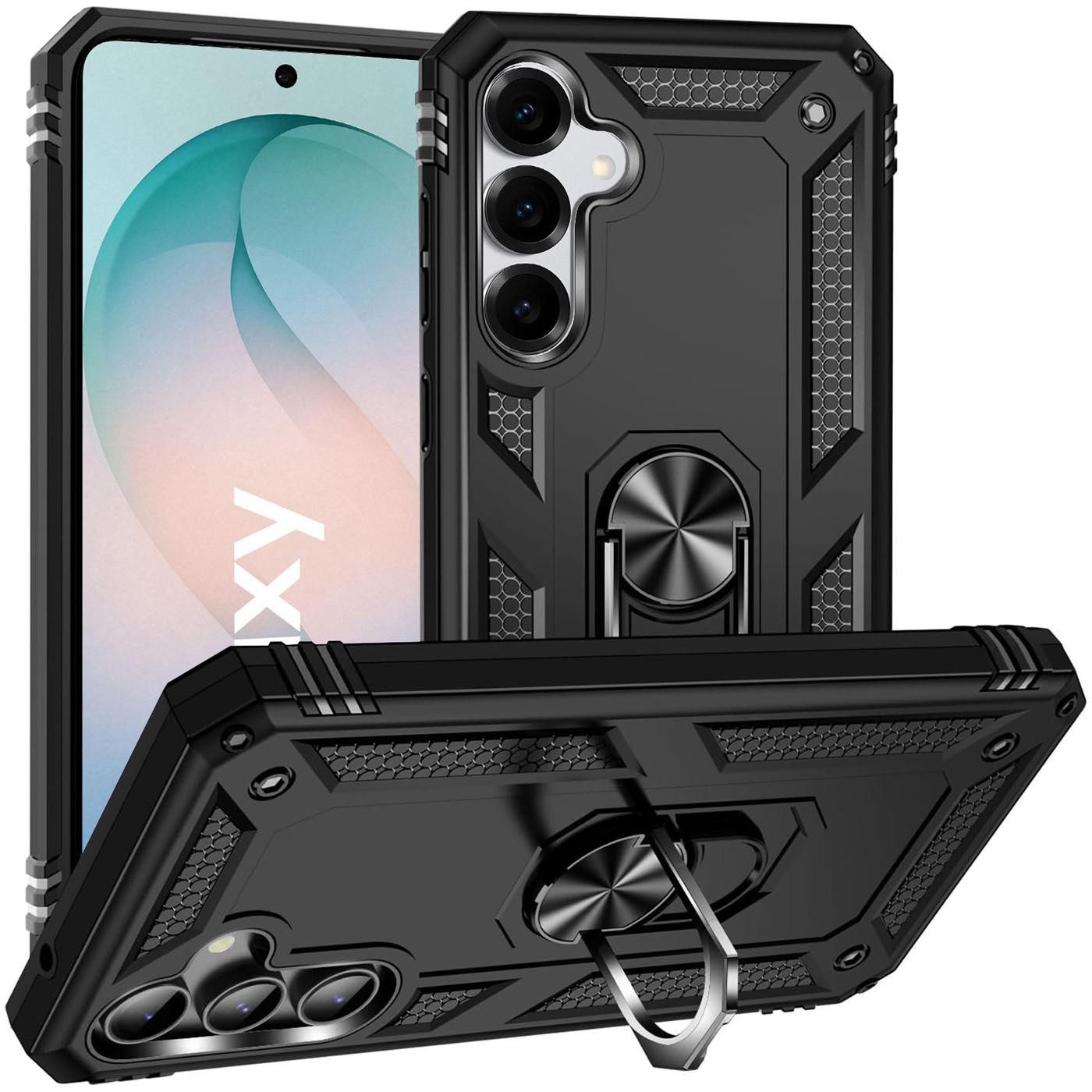 CoolGadget Handyhülle Armor Shield Case für Samsung Galaxy S26 6,3 Zoll, Outdoor Cover mit Magnet Ringhalterung Handy Hülle für Samsung S26