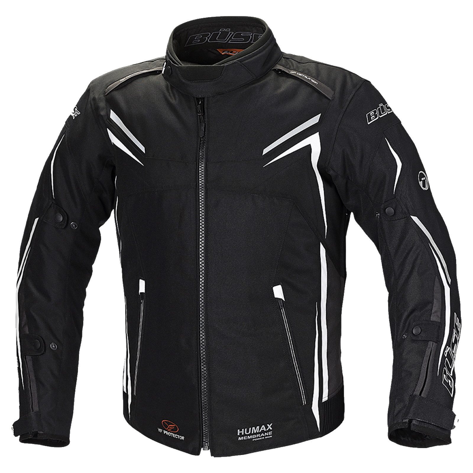 Büse Motorradjacke Büse Mugello Textiljacke schwarz Herren XL