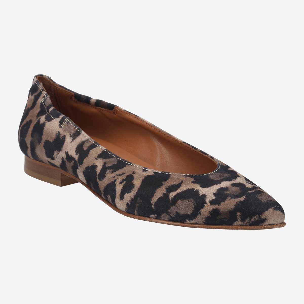 Maripé Drusilla V.4 Jacquard Kid Sahara, Ballerina in Braun für Damen Ballerina