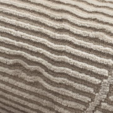 Teppich Recycle Rip Wohnzimmerteppich • weich • Rauten in beige, Carpetia, rechteckig, Höhe: 12 mm