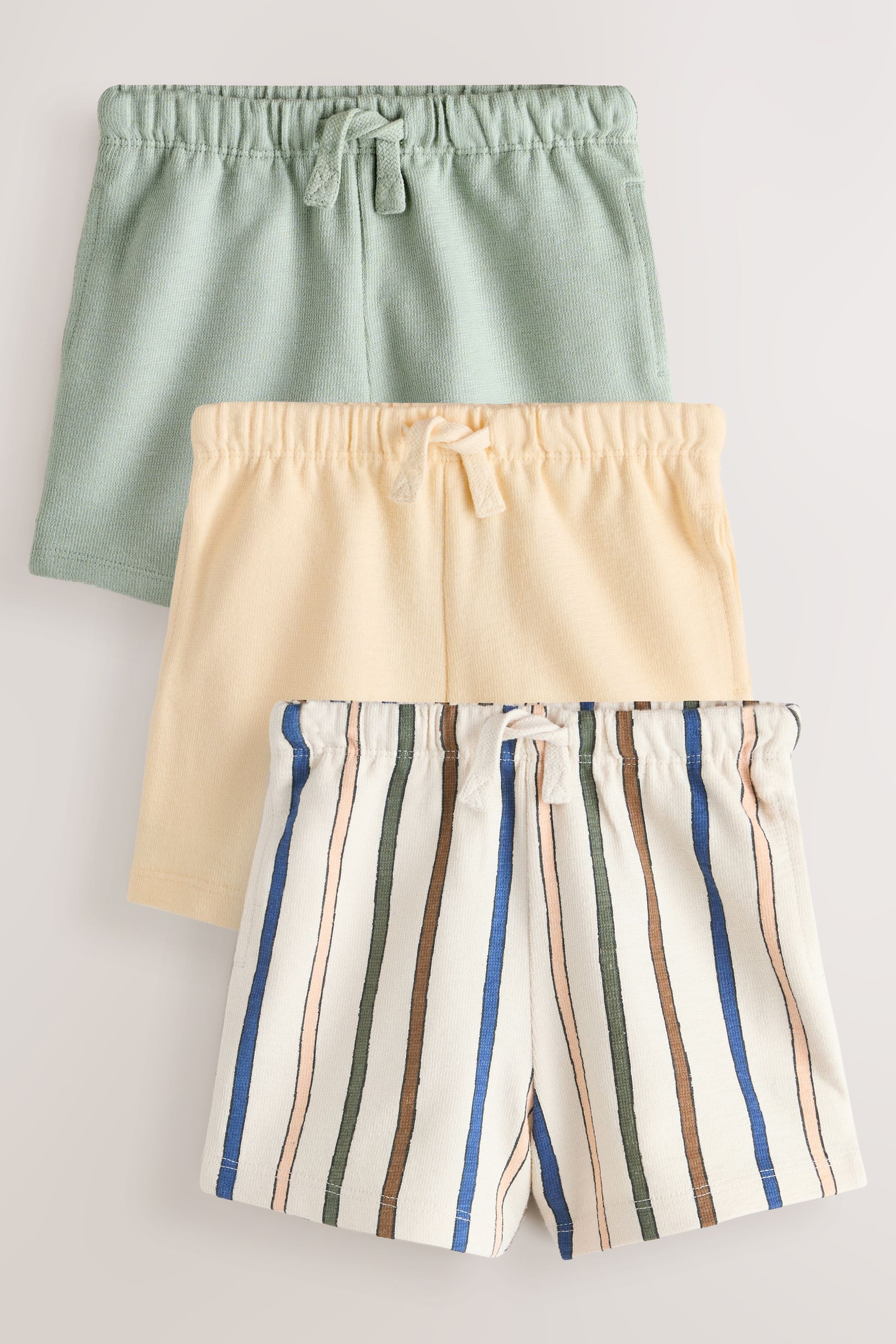 Next Shorts Strukturierte Shorts im 3er-Pack (3-tlg)