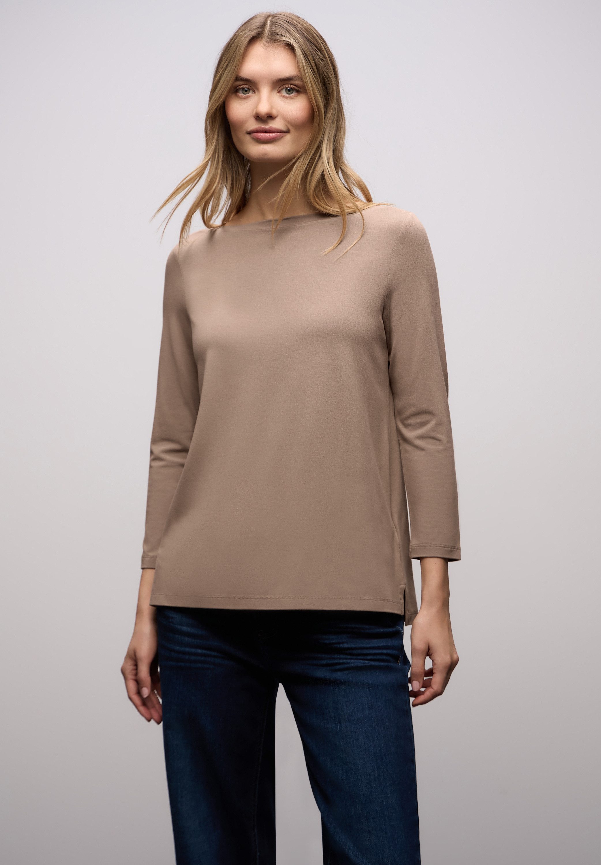 STREET ONE 3/4-Arm-Shirt mit 3/4 Ärmeln