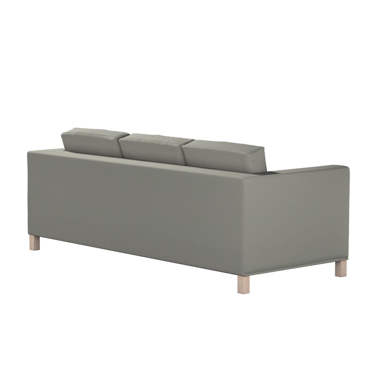 Sofahusse Karlanda 3-Sitzer Sofa Dekoria Etna, kurz, grau ausklappbar nicht