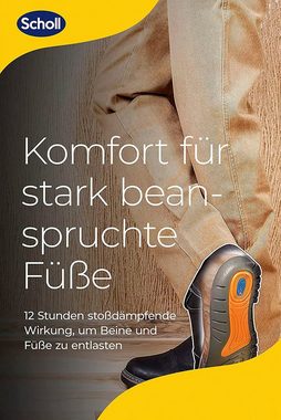 Scholl Einlegesohlen Work für Arbeitsschuhe Männer, Für Arbeitsschuhe - Für Stark beanspruchte Füße