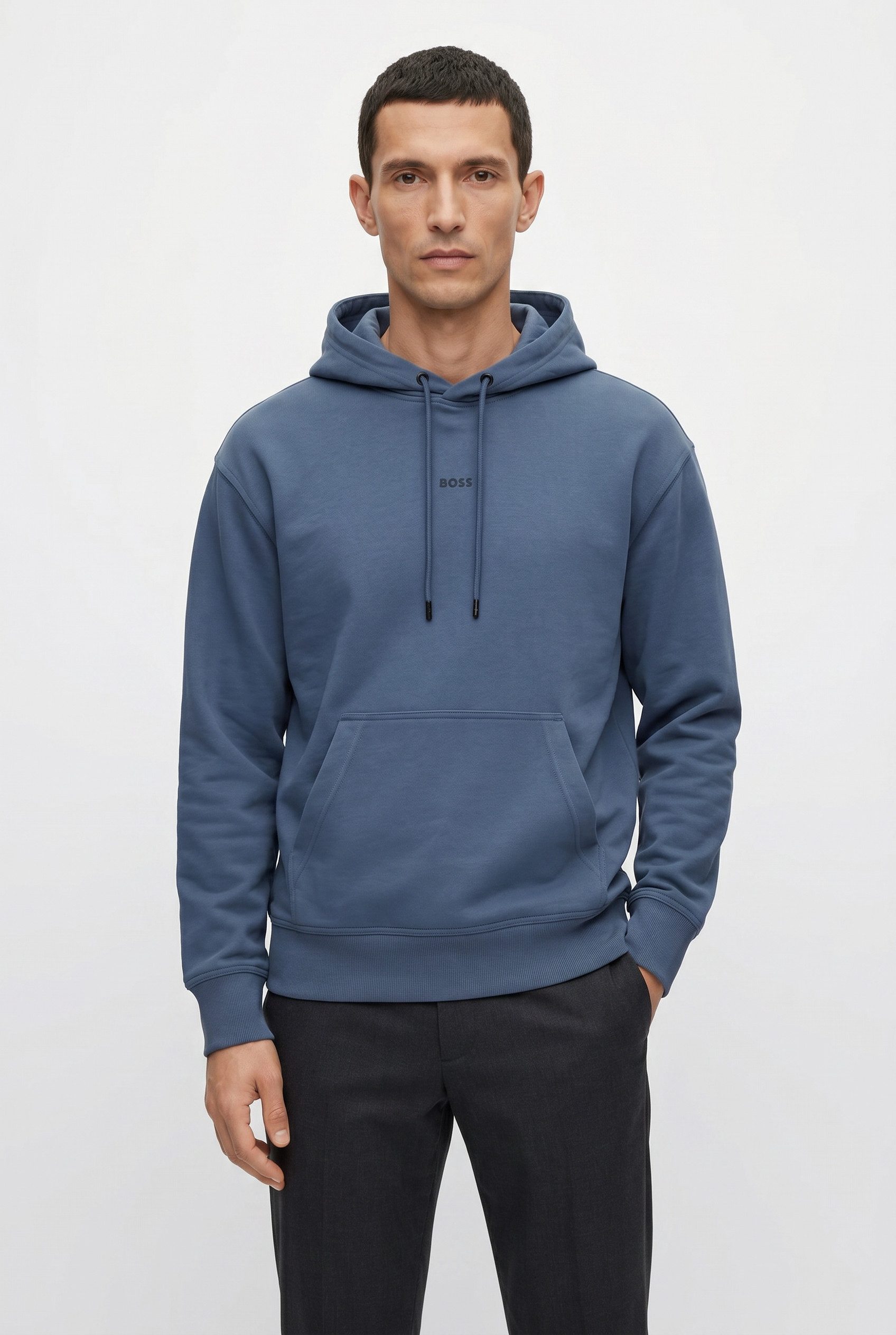 BOSS ORANGE Kapuzensweatshirt WeSmallhood mit Kängurutasche