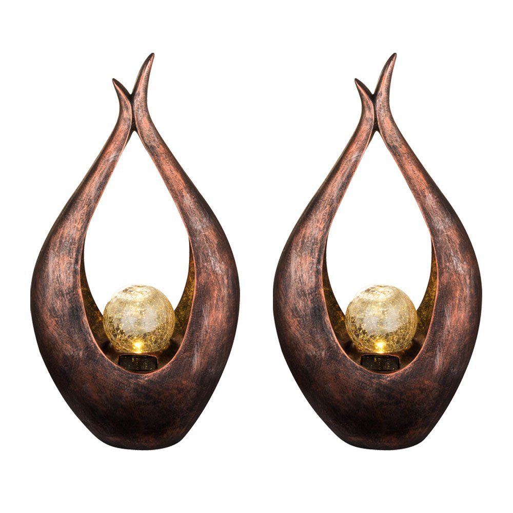 GLOBO LIGHTING Gartenleuchte, LED-Leuchtmittel fest verbaut, 2er Set LED Au günstig online kaufen