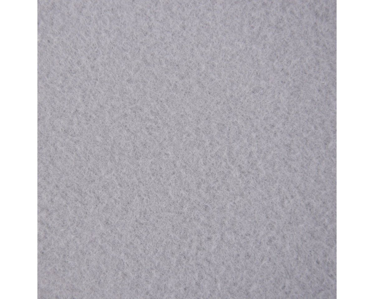 Thumbnail - SCHÖNER LEBEN. Stoff Baumwollfleece Fleece aus Baumwolle einfarbig mittelgrau 1,45m