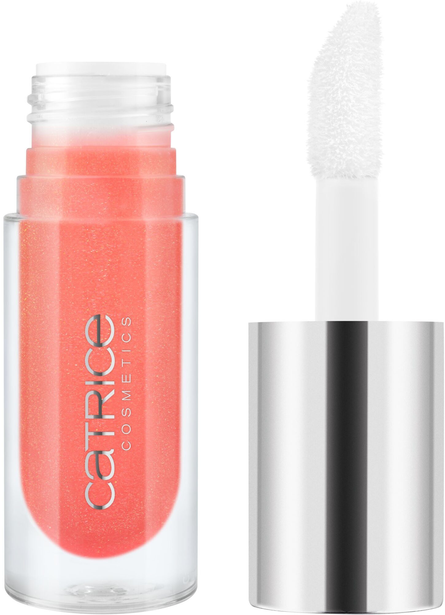 Catrice Lipgloss ETERNAL RED Cherry Bomb Lip Oil, 3-tlg., Satte Farbe, glänzendes Finish, geschmeidig mit Plumping-Effekt.
