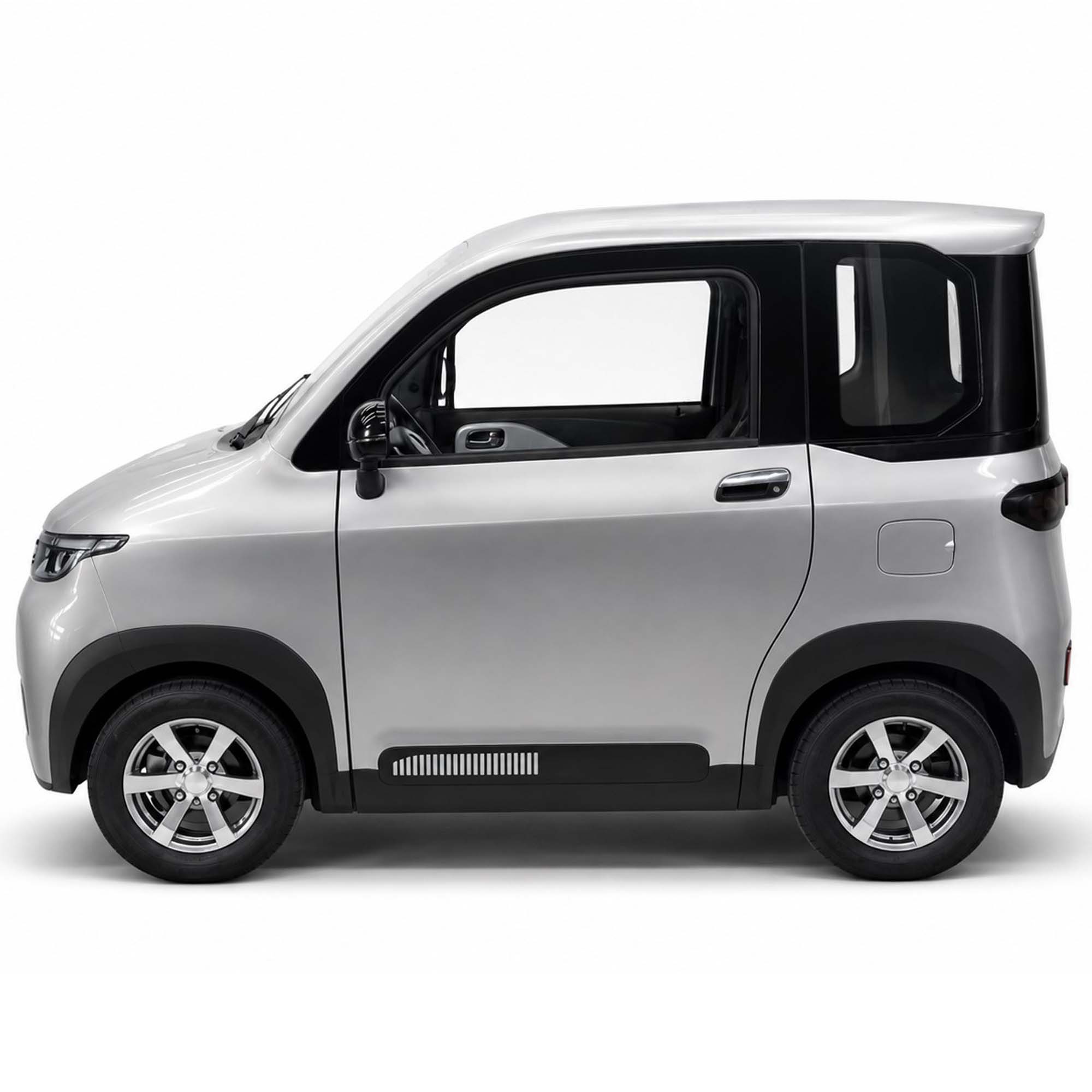 Urban Hopper E-Motorroller Elektro-Kabinenroller Urban Hopper Twin Plus 4-Rad Microcar 2-Sitzer, 4000 W, 45 km/h, 2 Sitze nebeneinander, mit Heckklappe Blei-Gel ca. 85 km