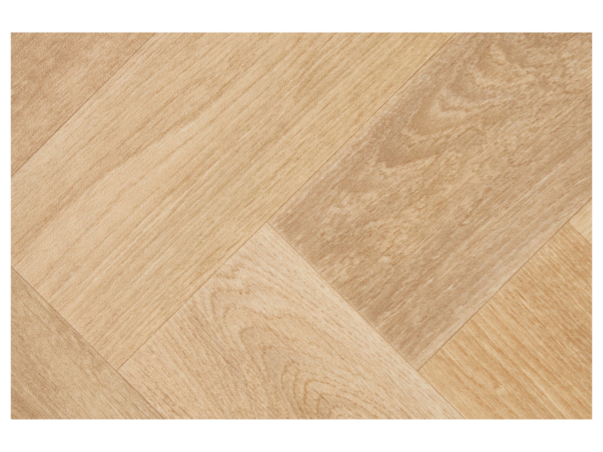 misento Vinylboden Astell in Holzoptik Fischgrät, für Feuchtraum- und Privatbereiche, PVC Bodenbelag Meterware 200/400 cm breit, Stärke 2,5 mm