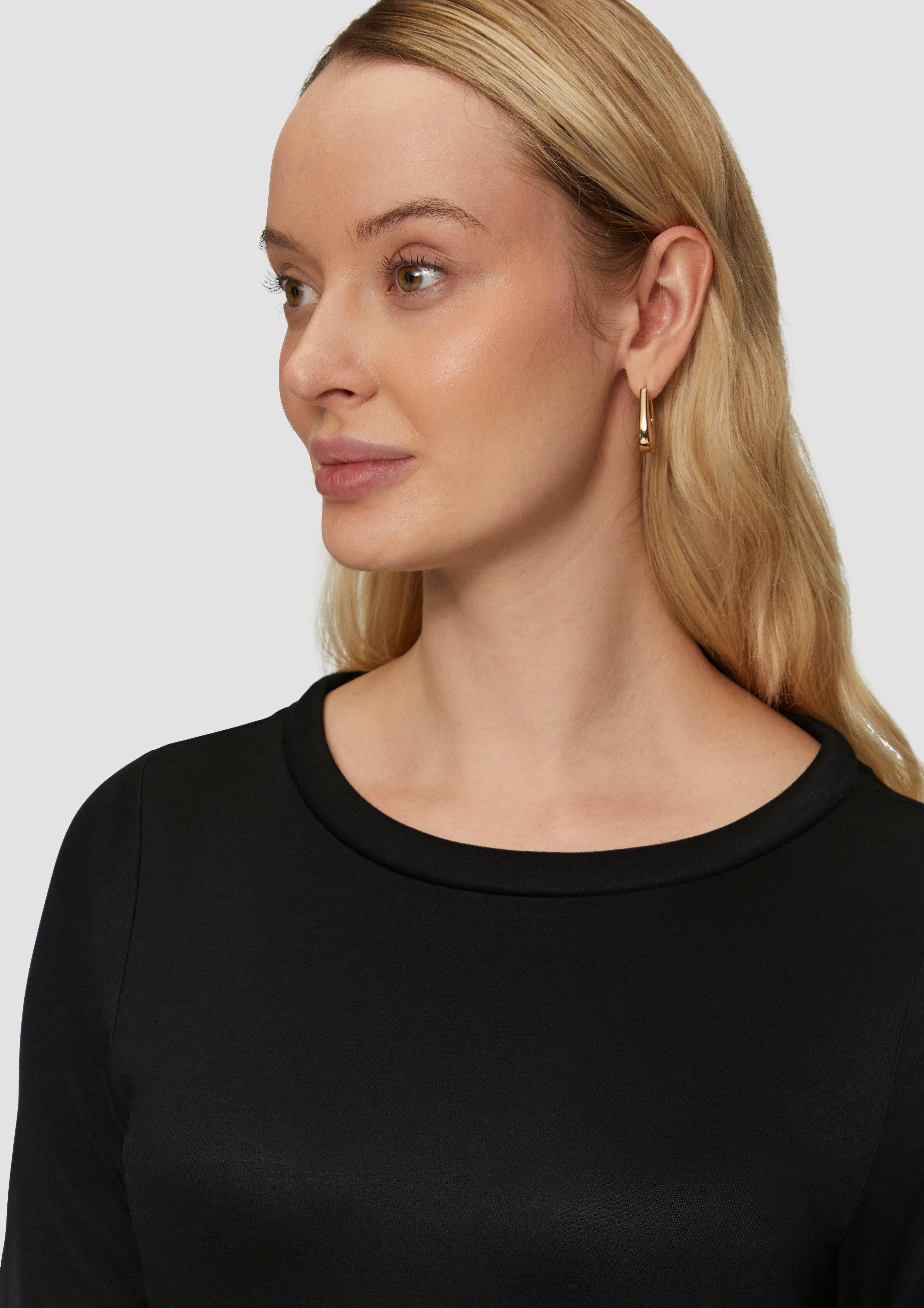 s.Oliver BLACK LABEL 3/4-Arm-Shirt Jersey-Shirt mit günstig online kaufen