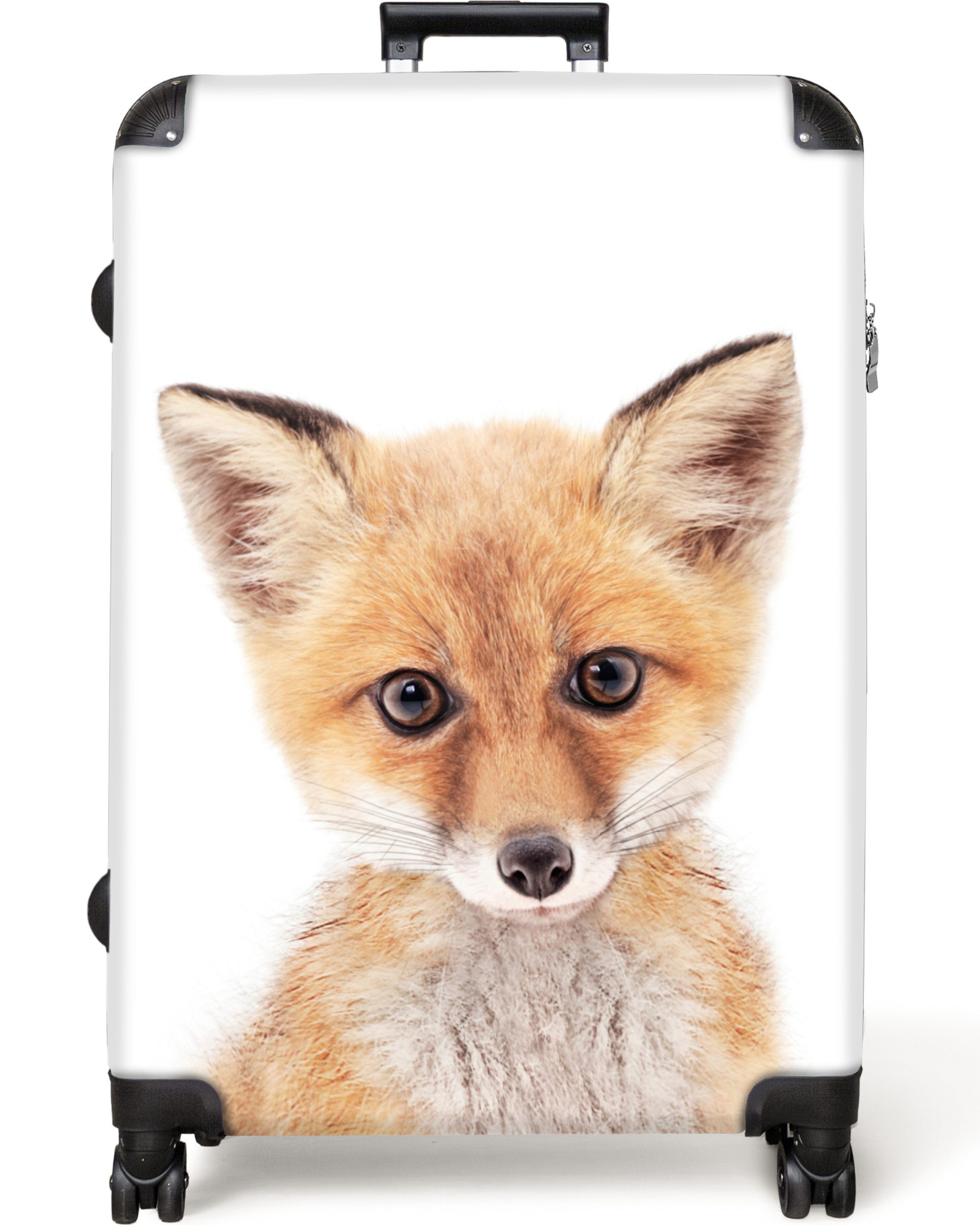 NoBoringSuitcases.com© Hartschalen-Trolley Fuchs - Tiere - günstig online kaufen
