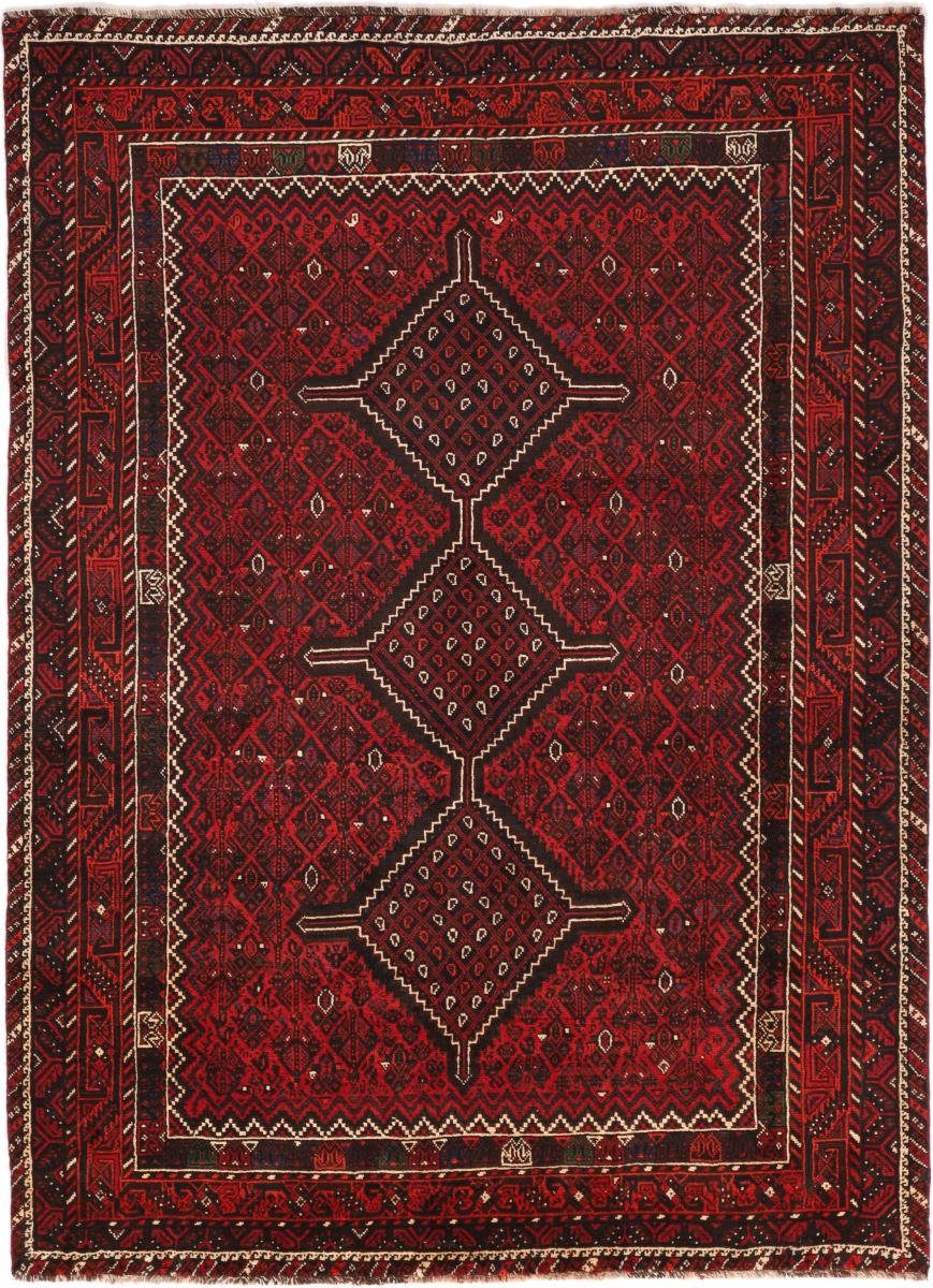 Nain Trading, mm Höhe: / rechteckig, Shiraz Orientteppich 10 Handgeknüpfter Perserteppich, 196x274 Orientteppich