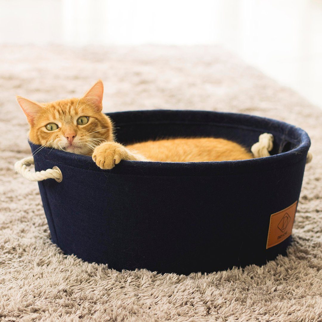 Thumbnail - EBI Tierkorb VELT VAT Tierkissen für Hunde und Katzen aus Filz