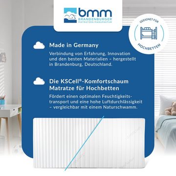 Jugendmatratze UPMAT, BMM, 14 cm hoch, (Set), Kindermatratze, perfekt für Hochbetten, Made in Germany