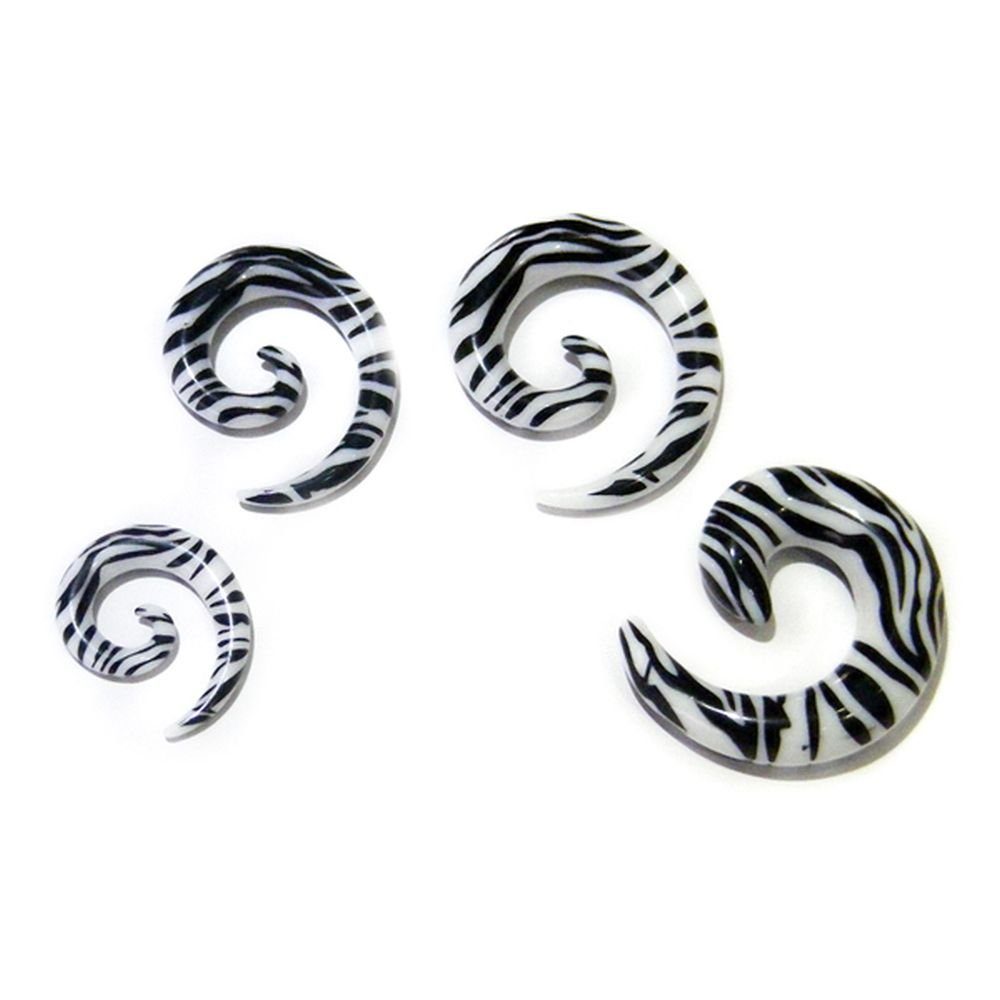 Dehnschnecken-Set Dehnschnecken-Set "Zebra"