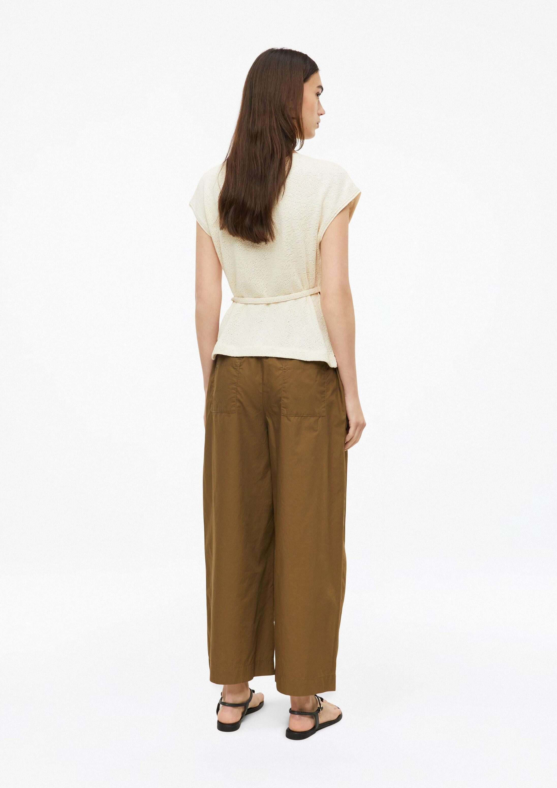 s.Oliver Culotte Hose Leichte Culotte aus Popeline mit Falten