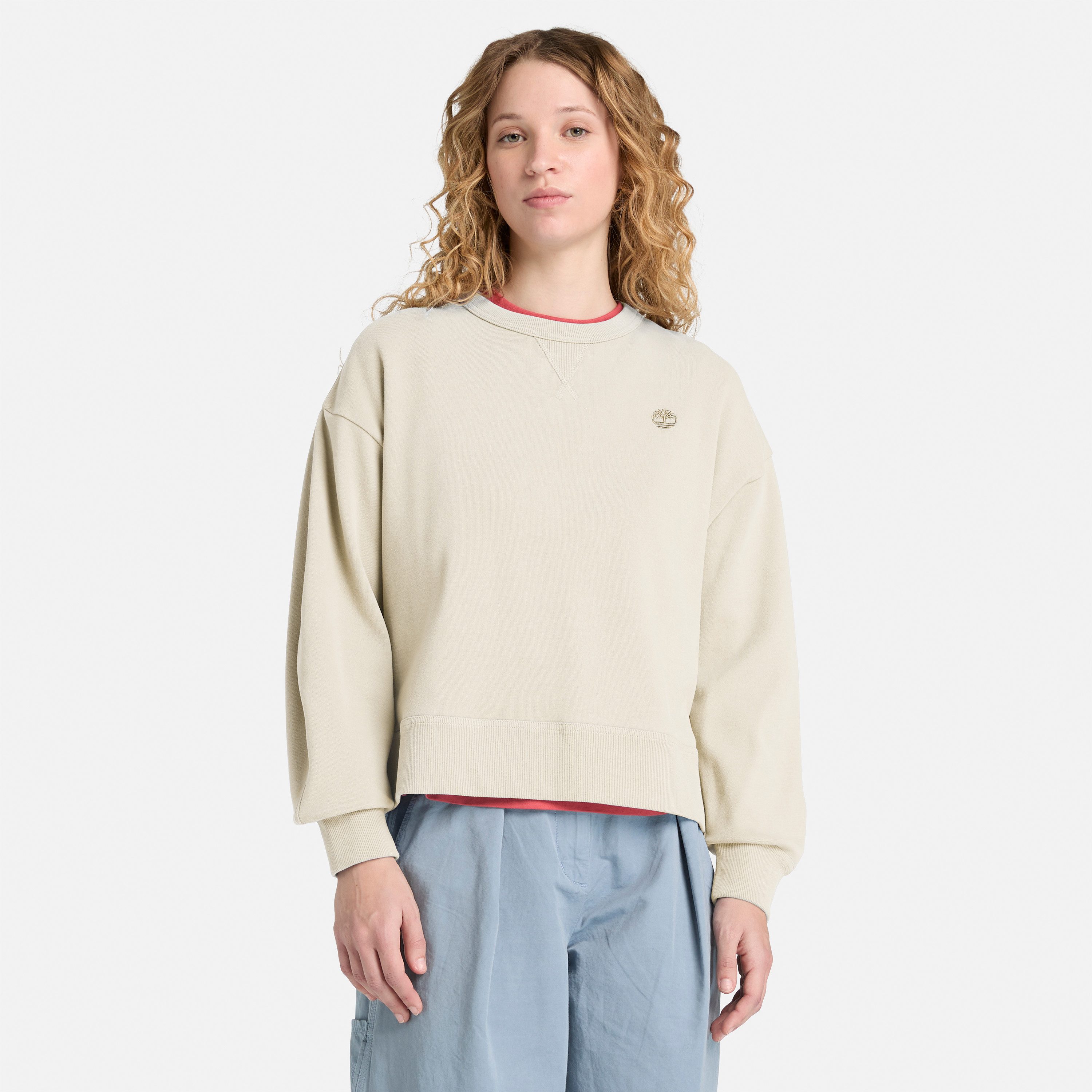 Timberland Sweatshirt LUSH Lush Crew Sweatshirt (1-tlg) für Erwachsene, sportlicher Stil