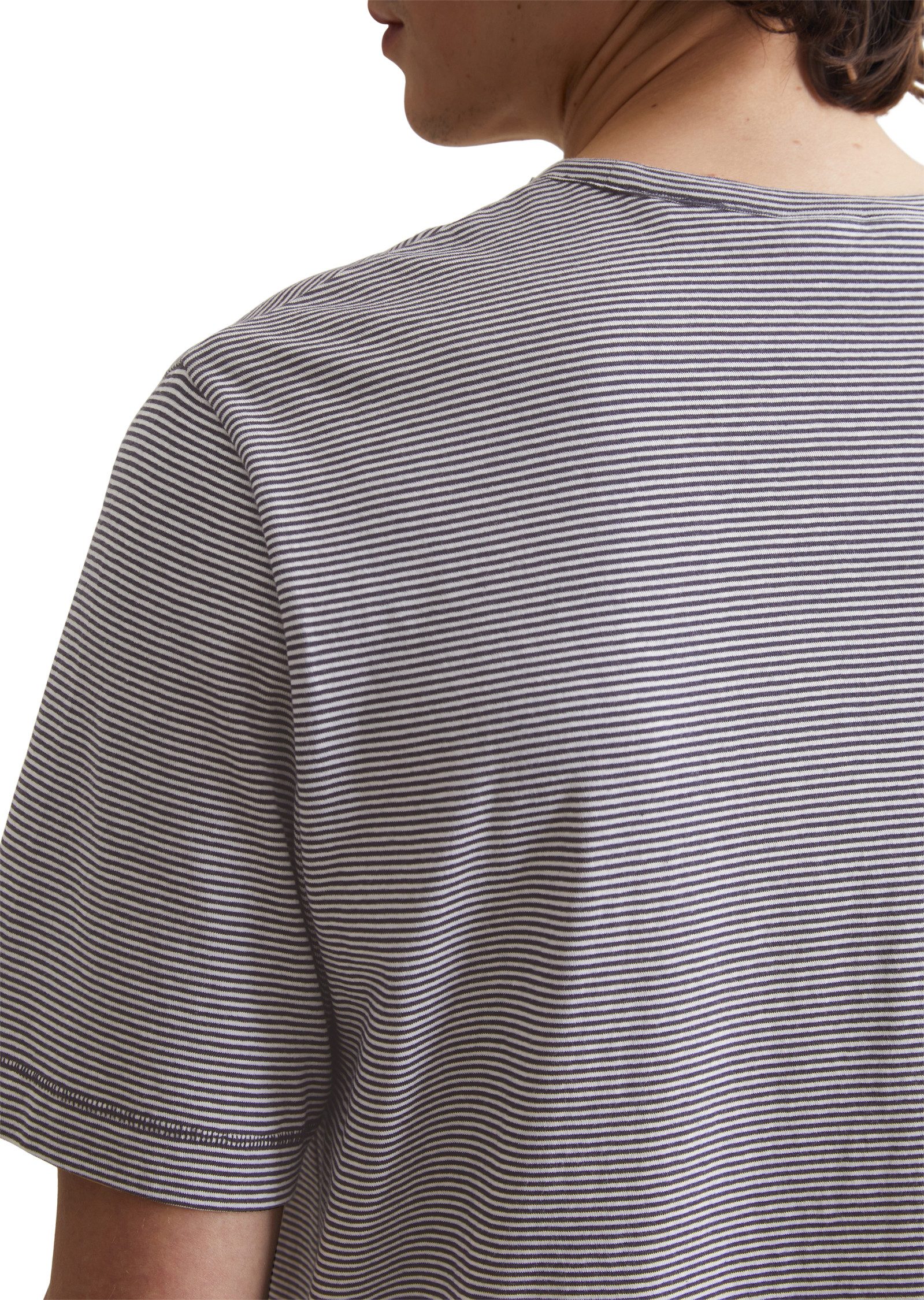 Marc O'Polo DENIM T-Shirt fein gringelt